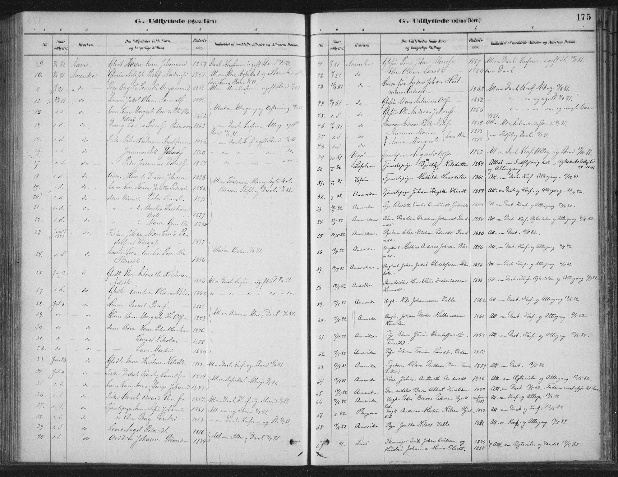 Ministerialprotokoller, klokkerbøker og fødselsregistre - Nordland, AV/SAT-A-1459/825/L0361: Parish register (official) no. 825A15, 1878-1893, p. 175