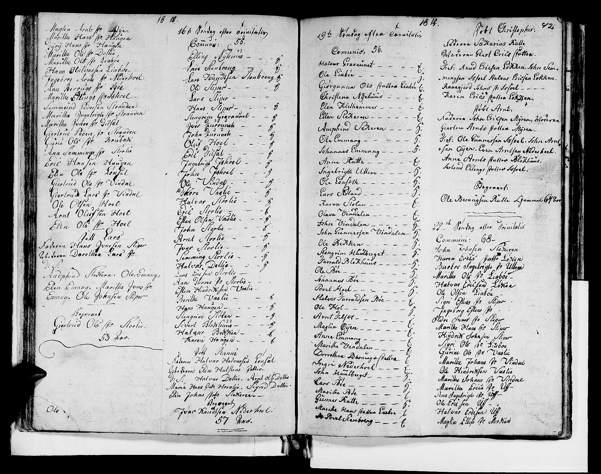 Ministerialprotokoller, klokkerbøker og fødselsregistre - Sør-Trøndelag, SAT/A-1456/679/L0921: Parish register (copy) no. 679C01, 1792-1840, p. 42