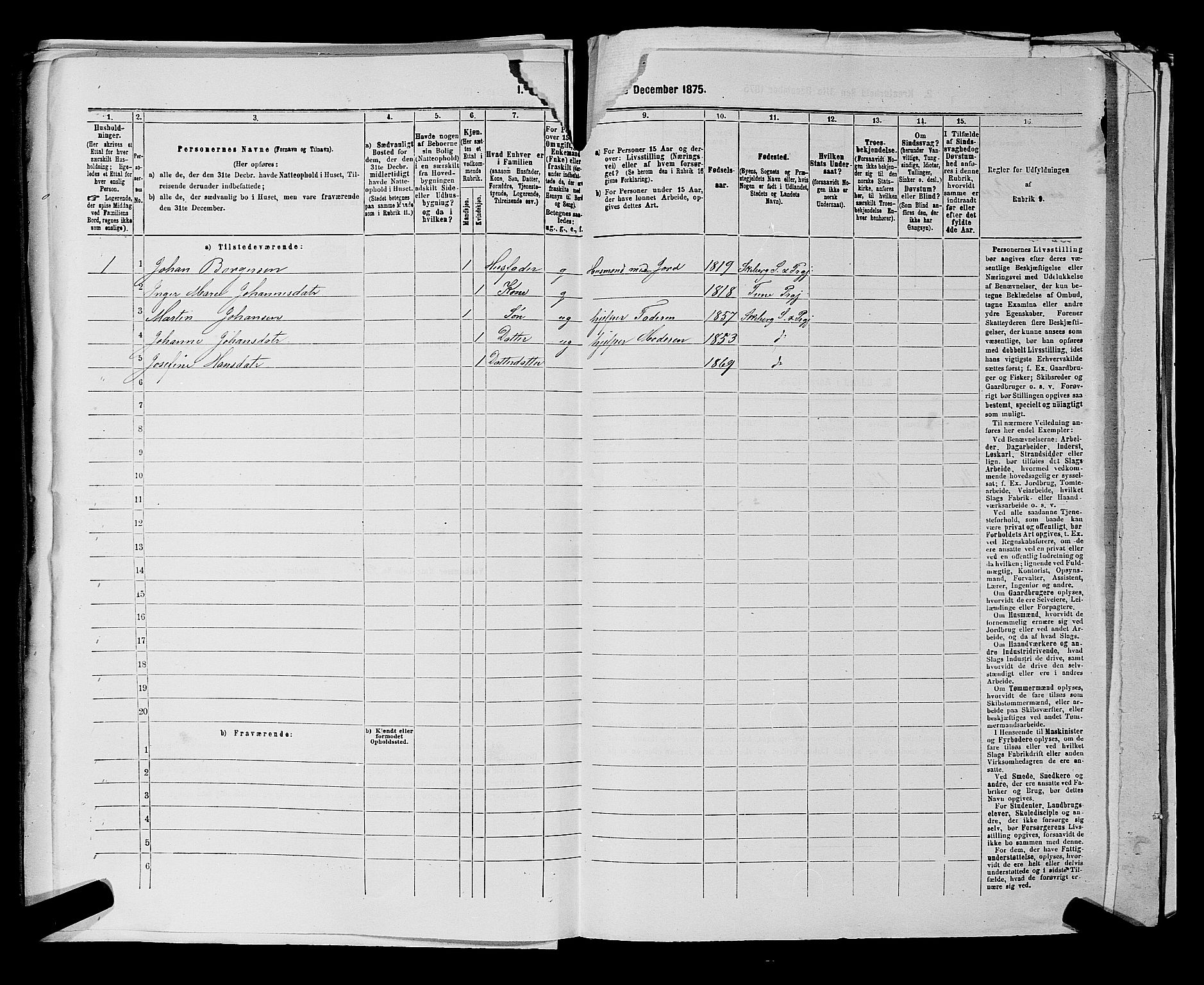 RA, 1875 census for 0115P Skjeberg, 1875, p. 846