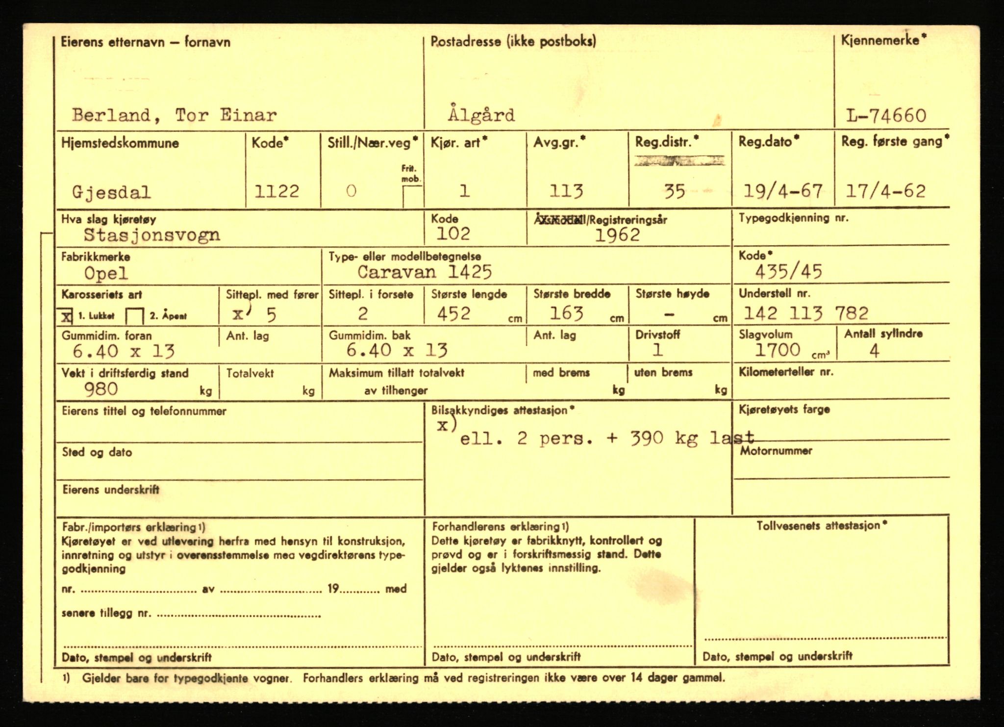 Stavanger trafikkstasjon, AV/SAST-A-101942/0/F/L0067: L-71600 - L-74999, 1930-1971, p. 2118