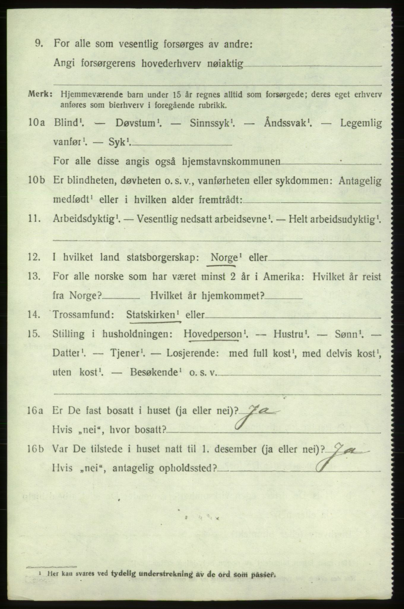 SAB, 1920 census for Vikebygd, 1920, p. 836