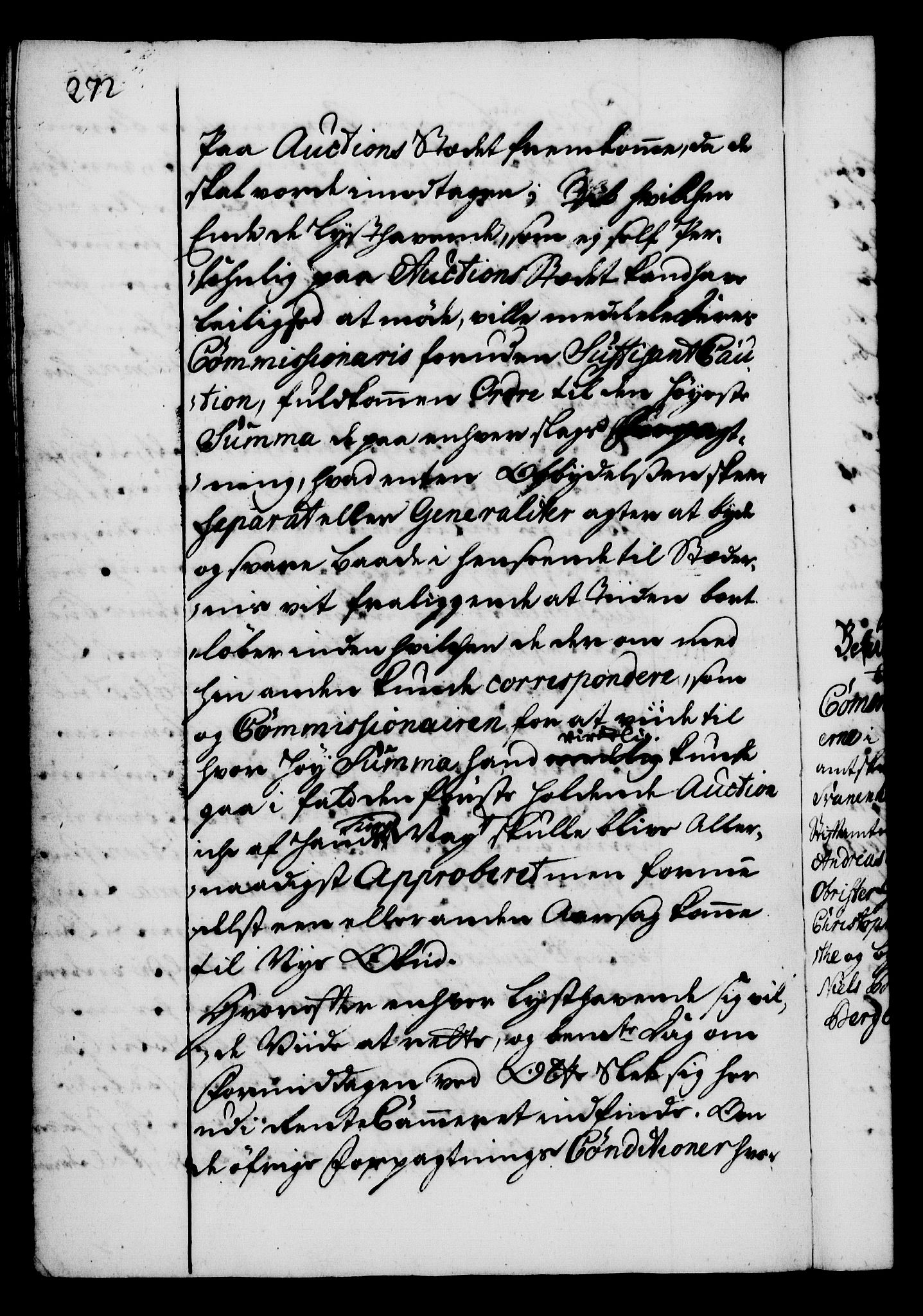 Rentekammeret, Kammerkanselliet, RA/EA-3111/G/Gg/Gga/L0002: Norsk ekspedisjonsprotokoll med register (merket RK 53.2), 1723-1727, p. 272