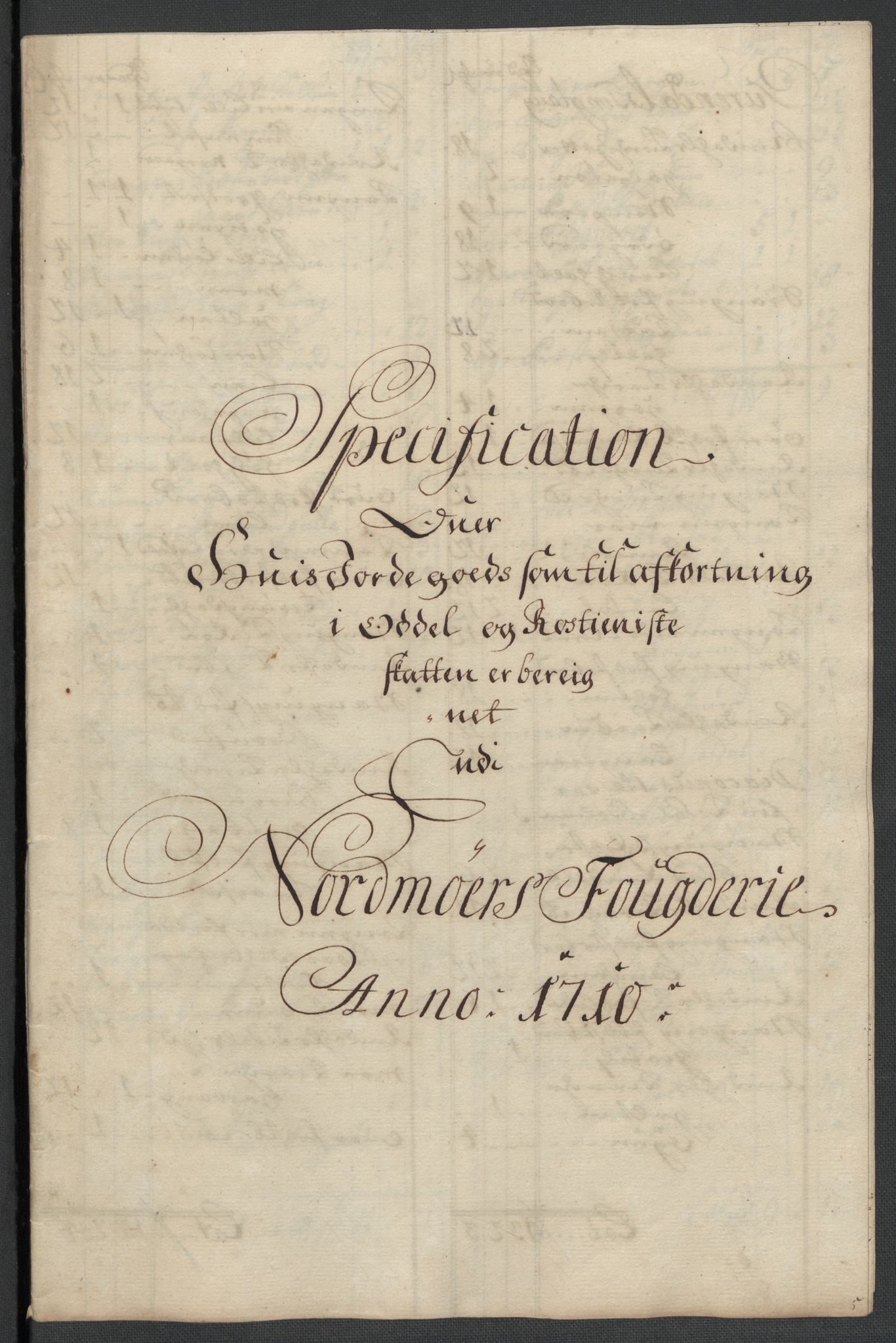 Rentekammeret inntil 1814, Reviderte regnskaper, Fogderegnskap, RA/EA-4092/R56/L3744: Fogderegnskap Nordmøre, 1709-1710, p. 293