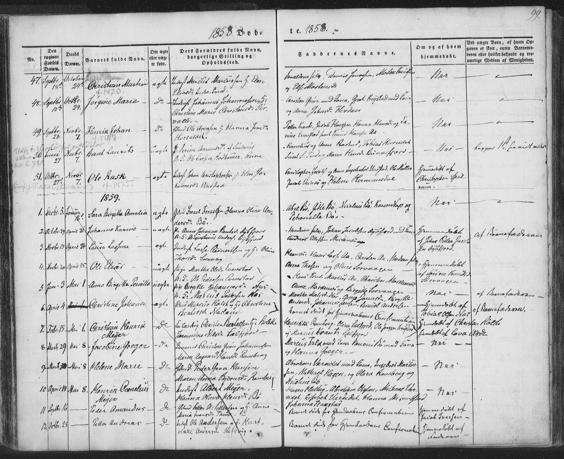 Ministerialprotokoller, klokkerbøker og fødselsregistre - Nordland, SAT/A-1459/885/L1202: Parish register (official) no. 885A03, 1838-1859, p. 99
