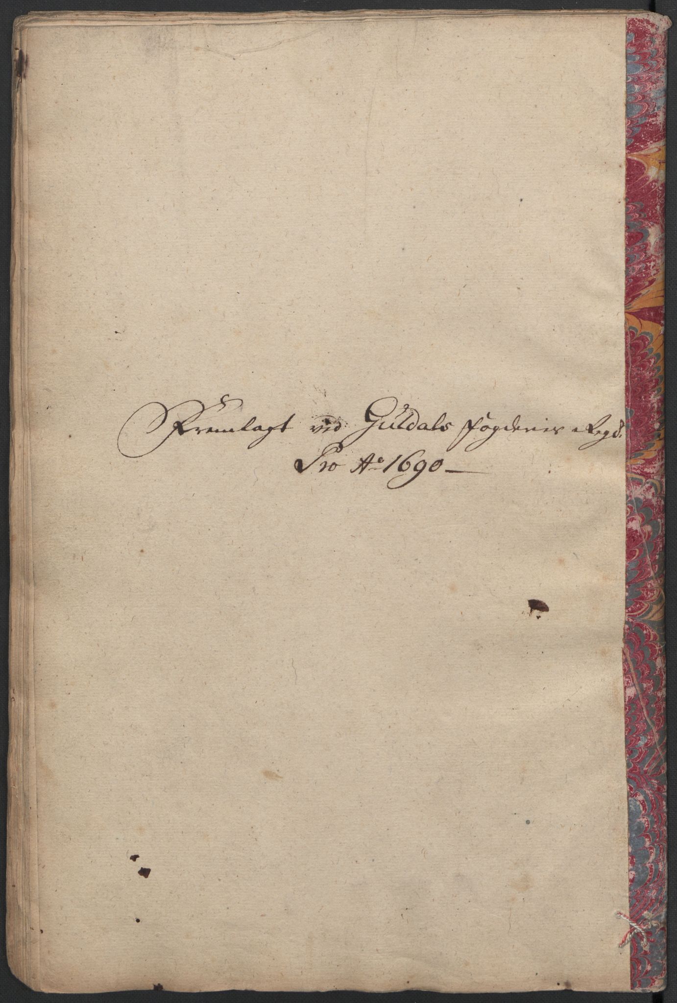 Rentekammeret inntil 1814, Reviderte regnskaper, Fogderegnskap, AV/RA-EA-4092/R59/L3940: Fogderegnskap Gauldal, 1689-1690, p. 234