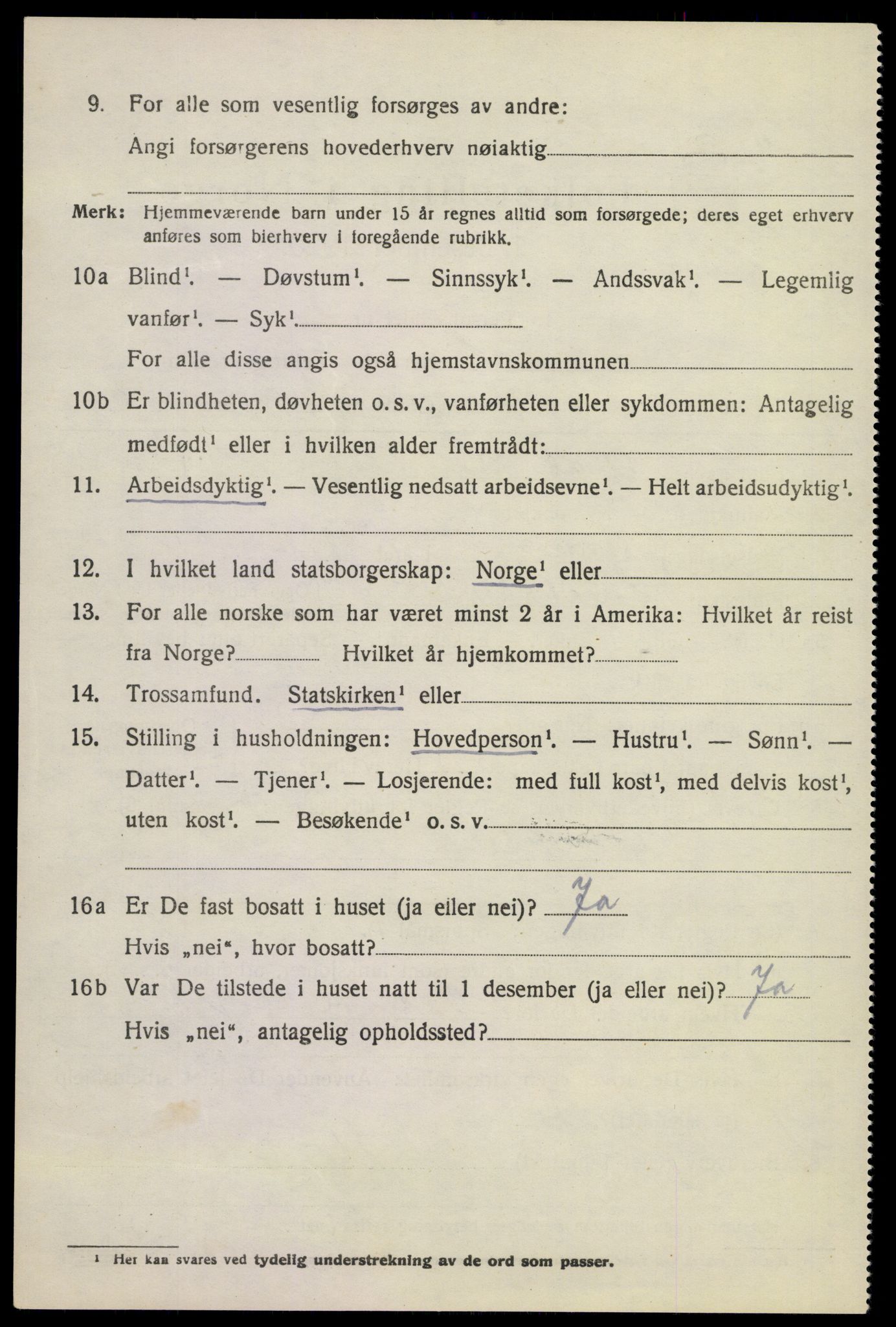 SAKO, 1920 census for Sandeherred, 1920, p. 5241