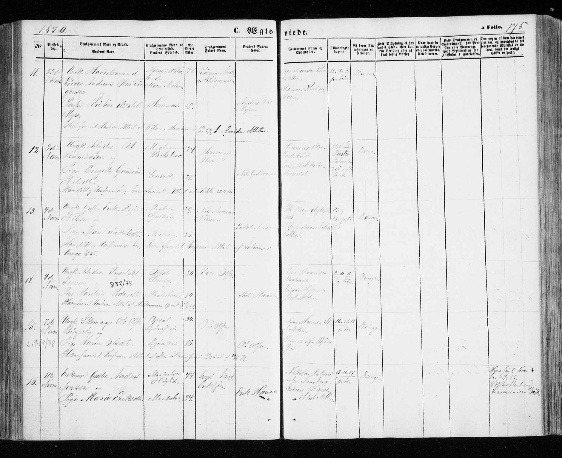 Målselv sokneprestembete, SATØ/S-1311/G/Ga/Gaa/L0004kirke: Parish register (official) no. 4, 1863-1872, p. 175