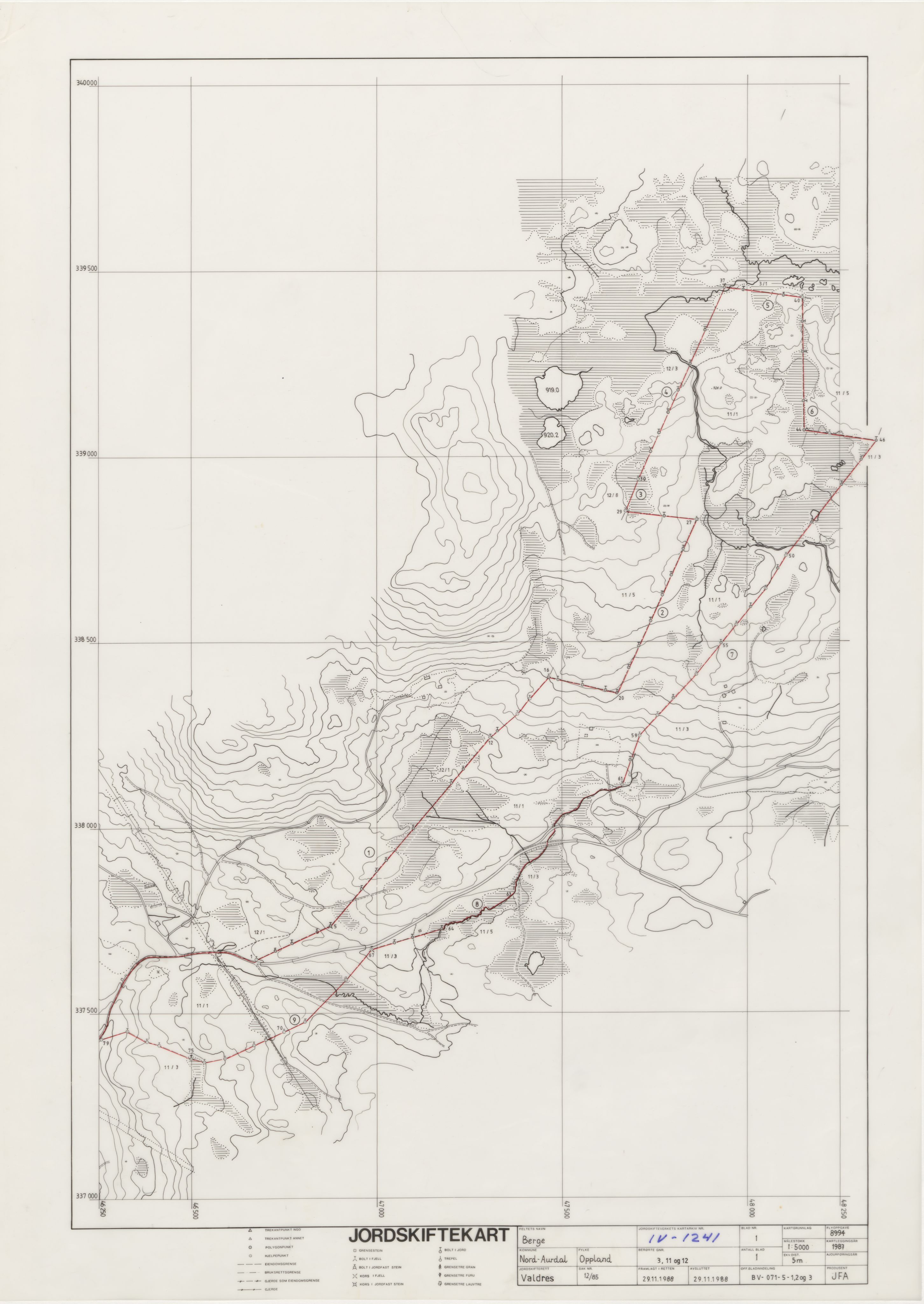 Jordskifteverkets kartarkiv, RA/S-3929/T, 1859-1988, p. 1588
