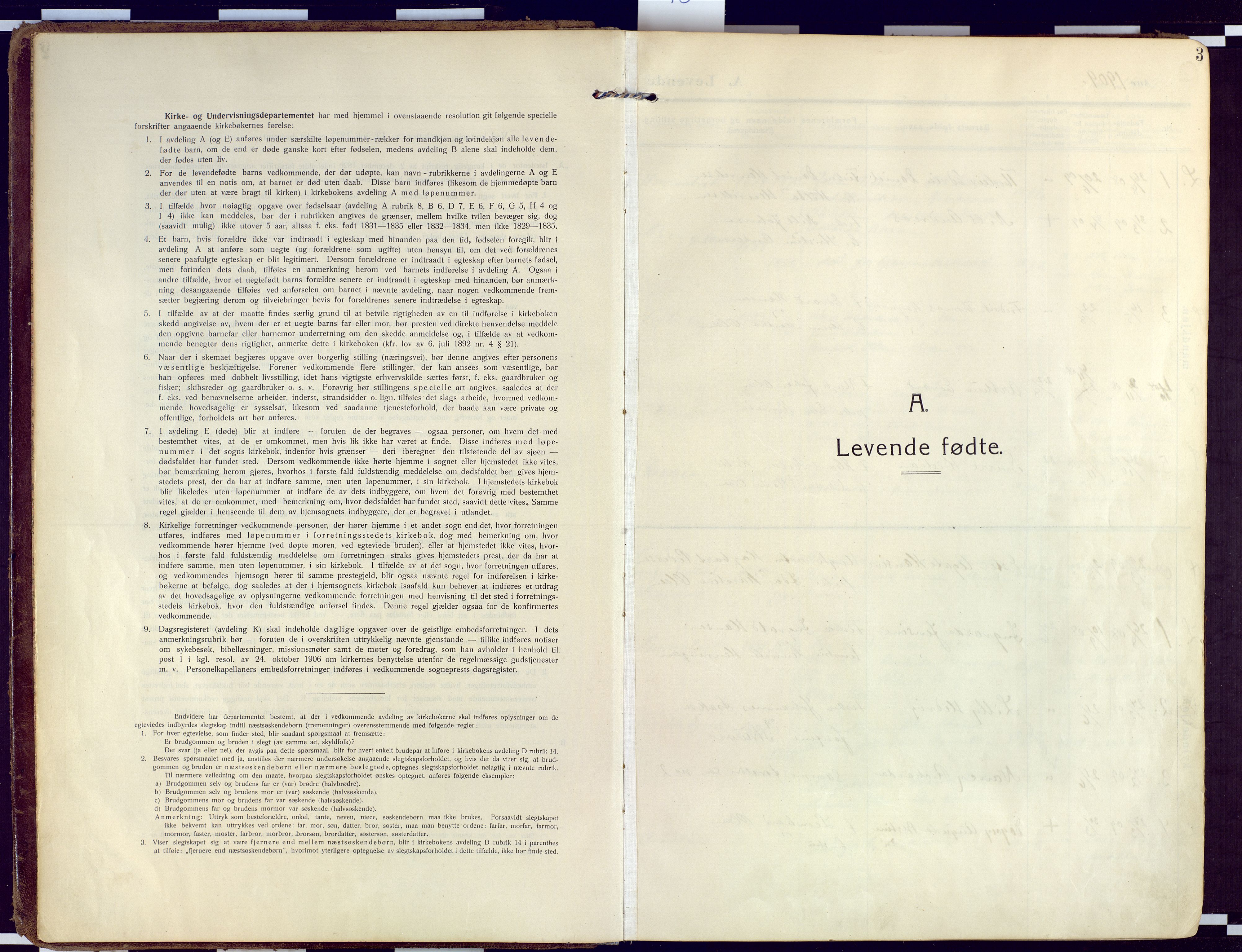 Loppa sokneprestkontor, SATØ/S-1339/H/Ha/L0011kirke: Parish register (official) no. 11, 1909-1919, p. 3
