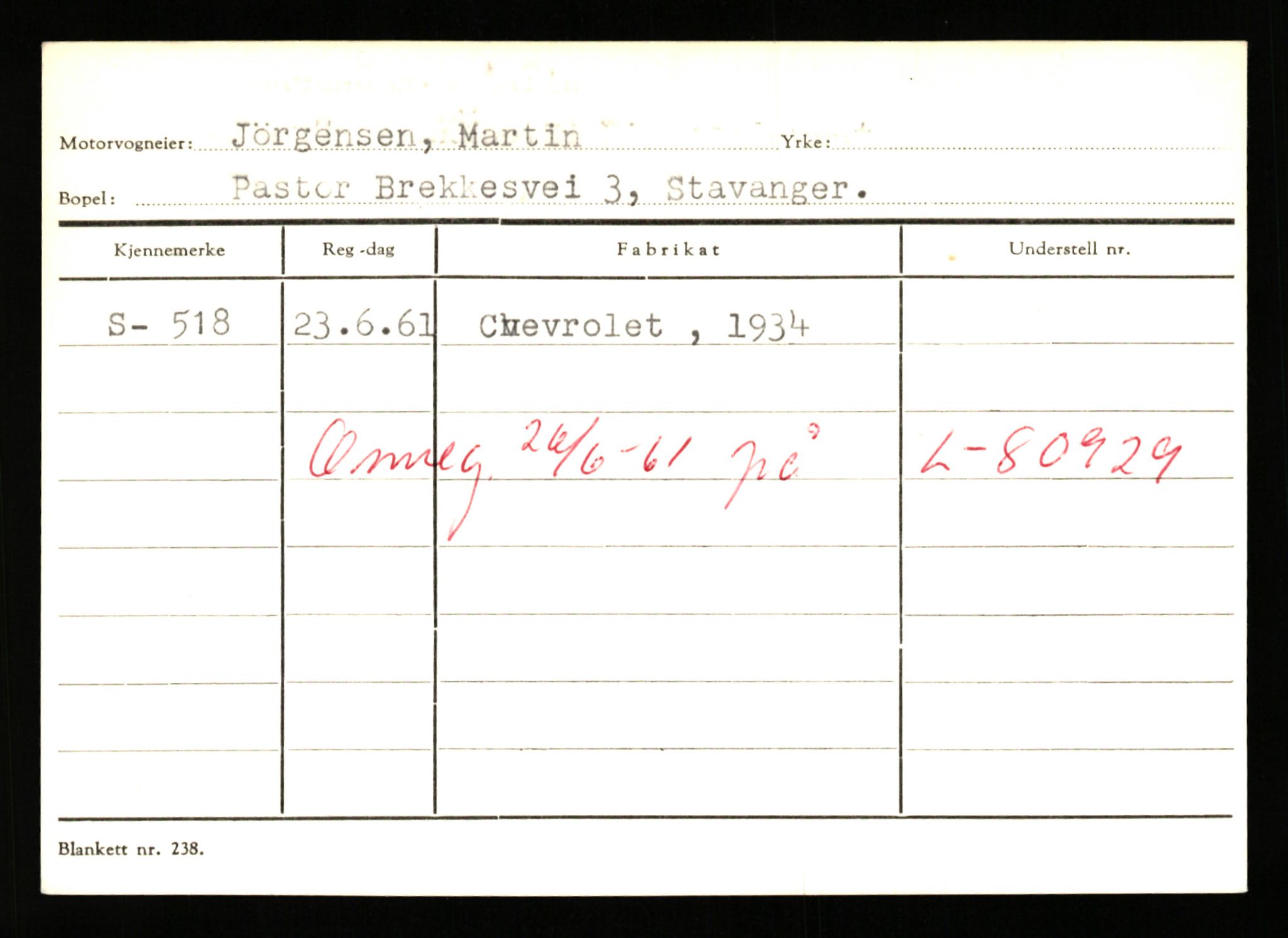 Stavanger trafikkstasjon, AV/SAST-A-101942/0/G/L0001: Registreringsnummer: 0 - 5782, 1930-1971, p. 301