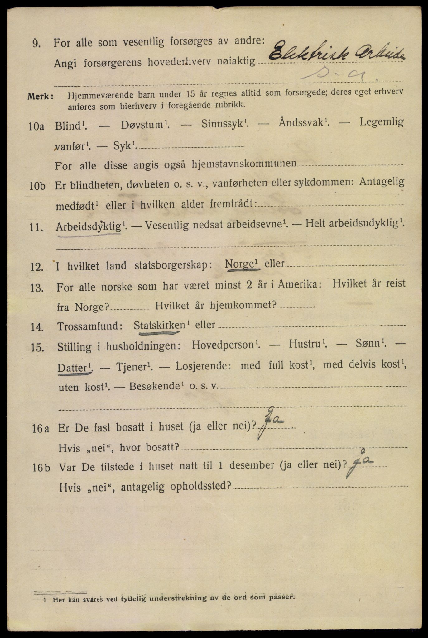 SAKO, 1920 census for Larvik, 1920, p. 10321