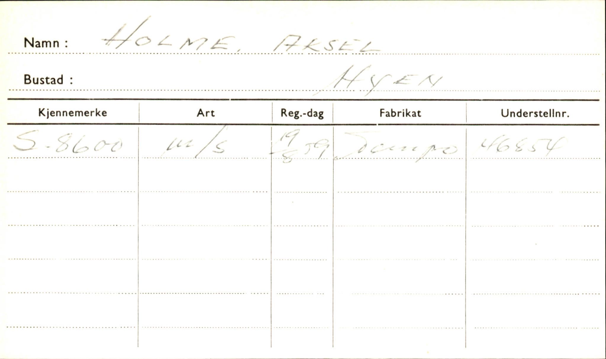 Statens vegvesen, Sogn og Fjordane vegkontor, AV/SAB-A-5301/4/F/L0001A: Eigarregister Fjordane til 1.6.1961, 1930-1961, p. 573