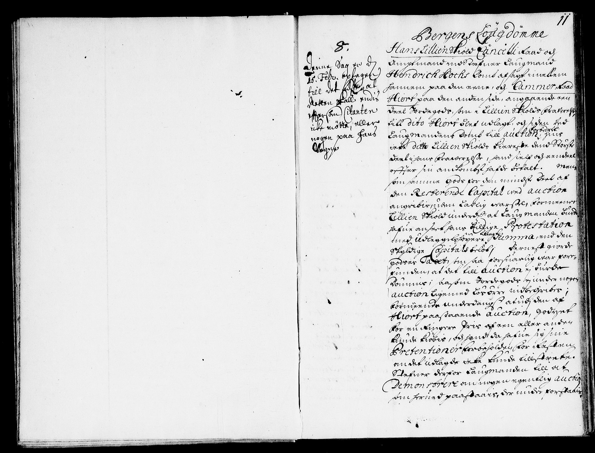 Overhoffretten 1667-1797, AV/RA-EA-2884/Ad/L0250: Ekstraktprotokoll, 1688, p. 10b-11a