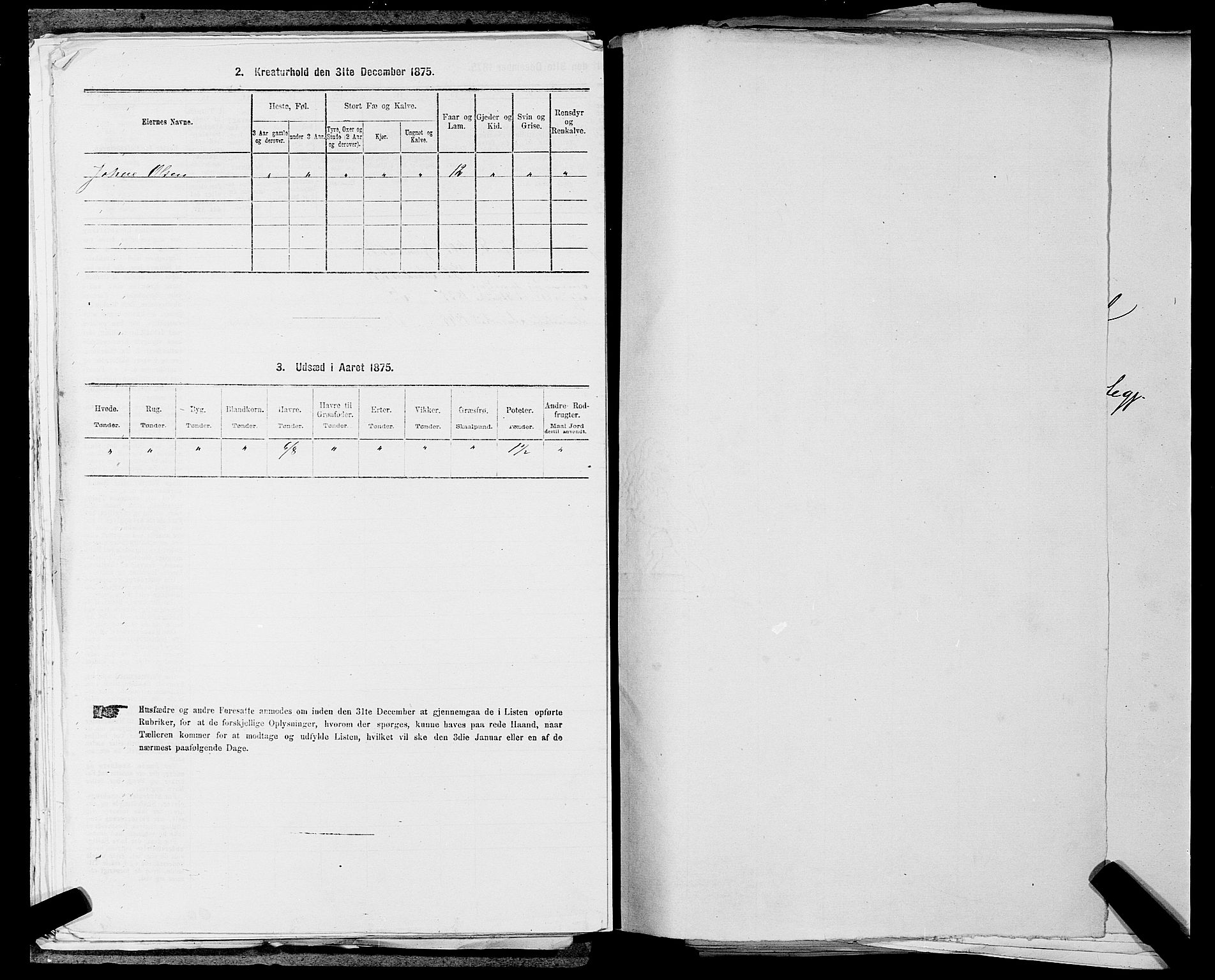 SAST, 1875 census for 1133P Hjelmeland, 1875, p. 1380