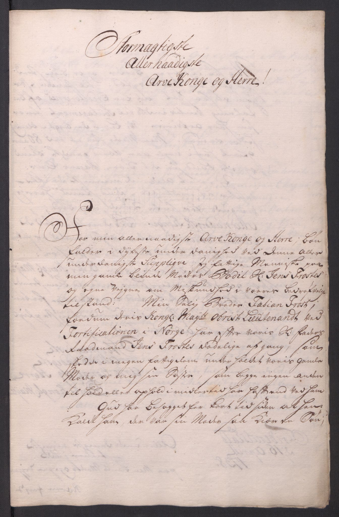 Kommanderende general (KG I) med Det norske krigsdirektorium, AV/RA-EA-5419/D/L0154: Fredriksten festning: Brev, inventarfortegnelser og regnskapsekstrakter, 1730-1739, p. 599