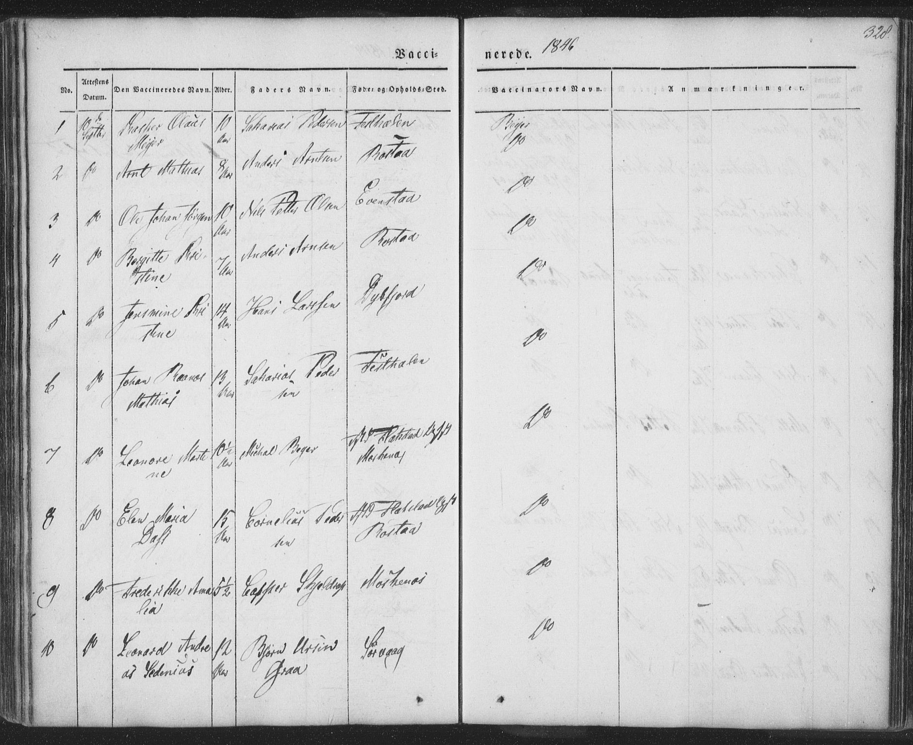 Ministerialprotokoller, klokkerbøker og fødselsregistre - Nordland, SAT/A-1459/885/L1202: Parish register (official) no. 885A03, 1838-1859, p. 328