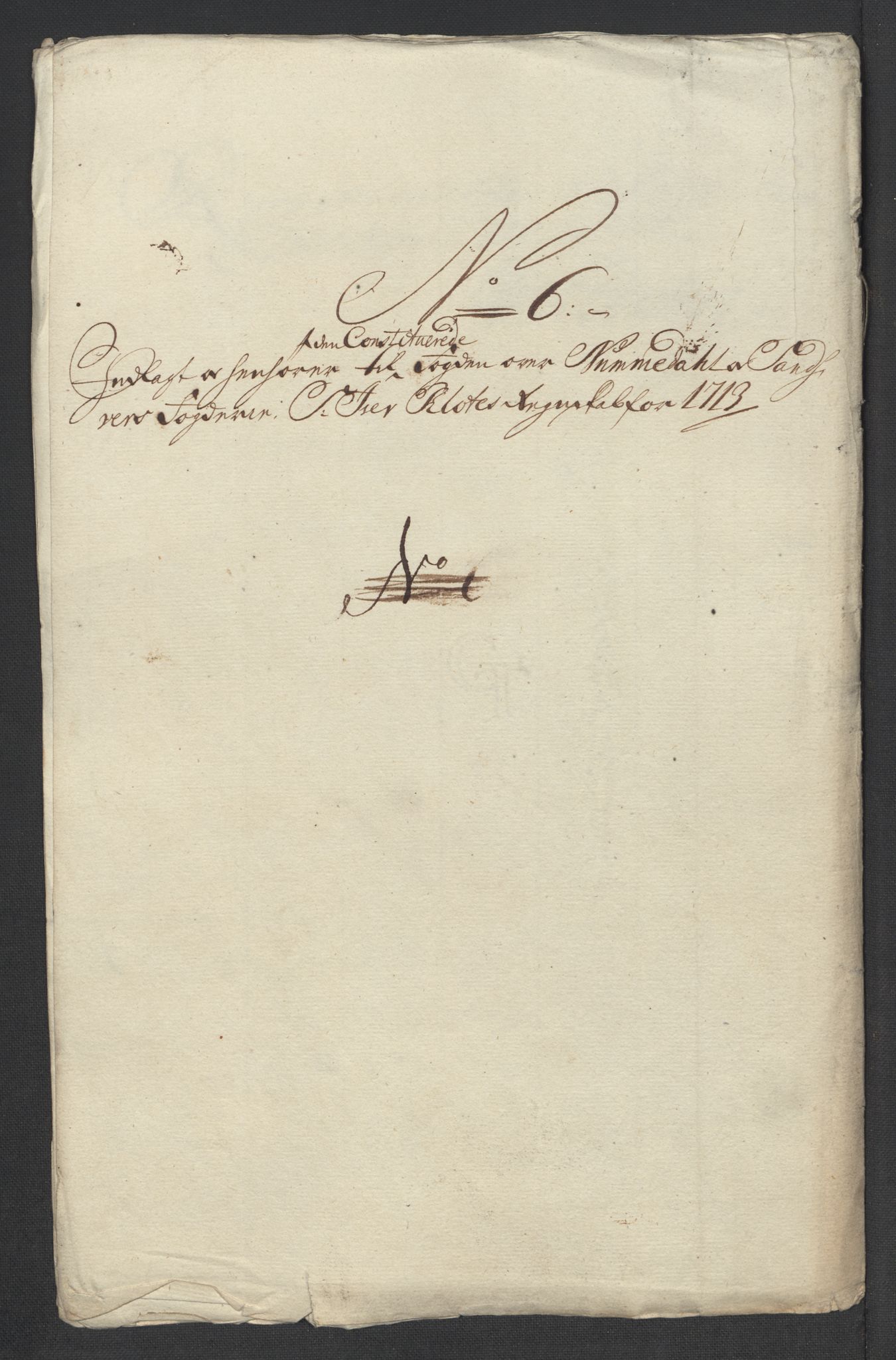 Rentekammeret inntil 1814, Reviderte regnskaper, Fogderegnskap, RA/EA-4092/R24/L1588: Fogderegnskap Numedal og Sandsvær, 1713, p. 258