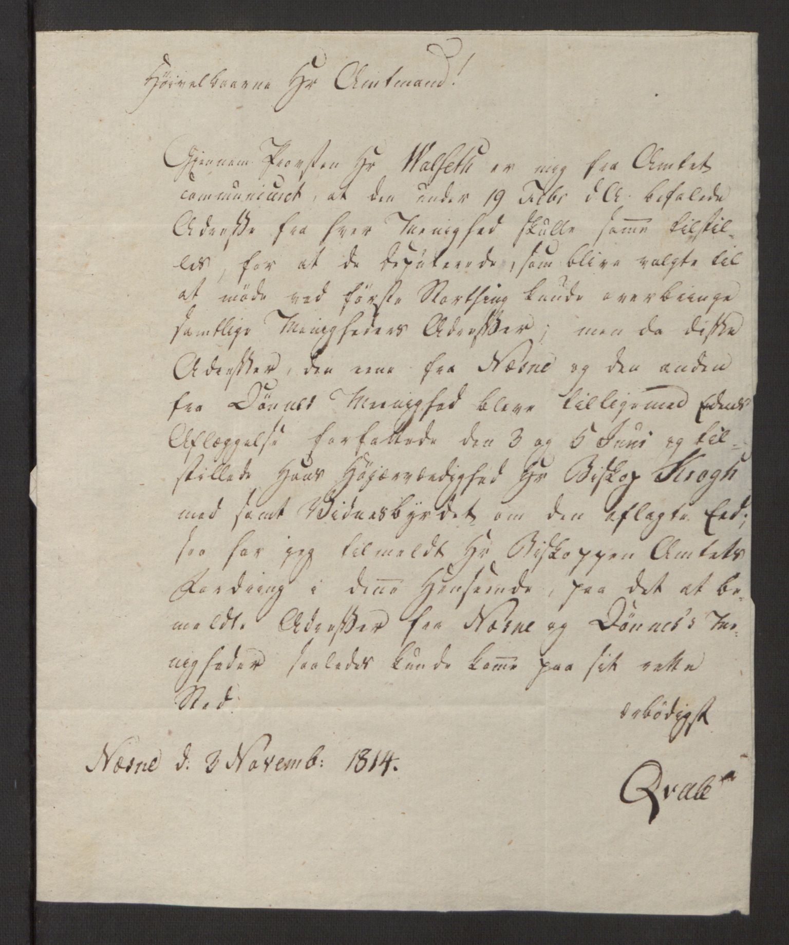 Fylkesmannen i Nordland, AV/SAT-A-0499/1.1/Ø/Øz/L0002/0003: Diverse / Adresser til Christian Frederik, 1814, p. 12