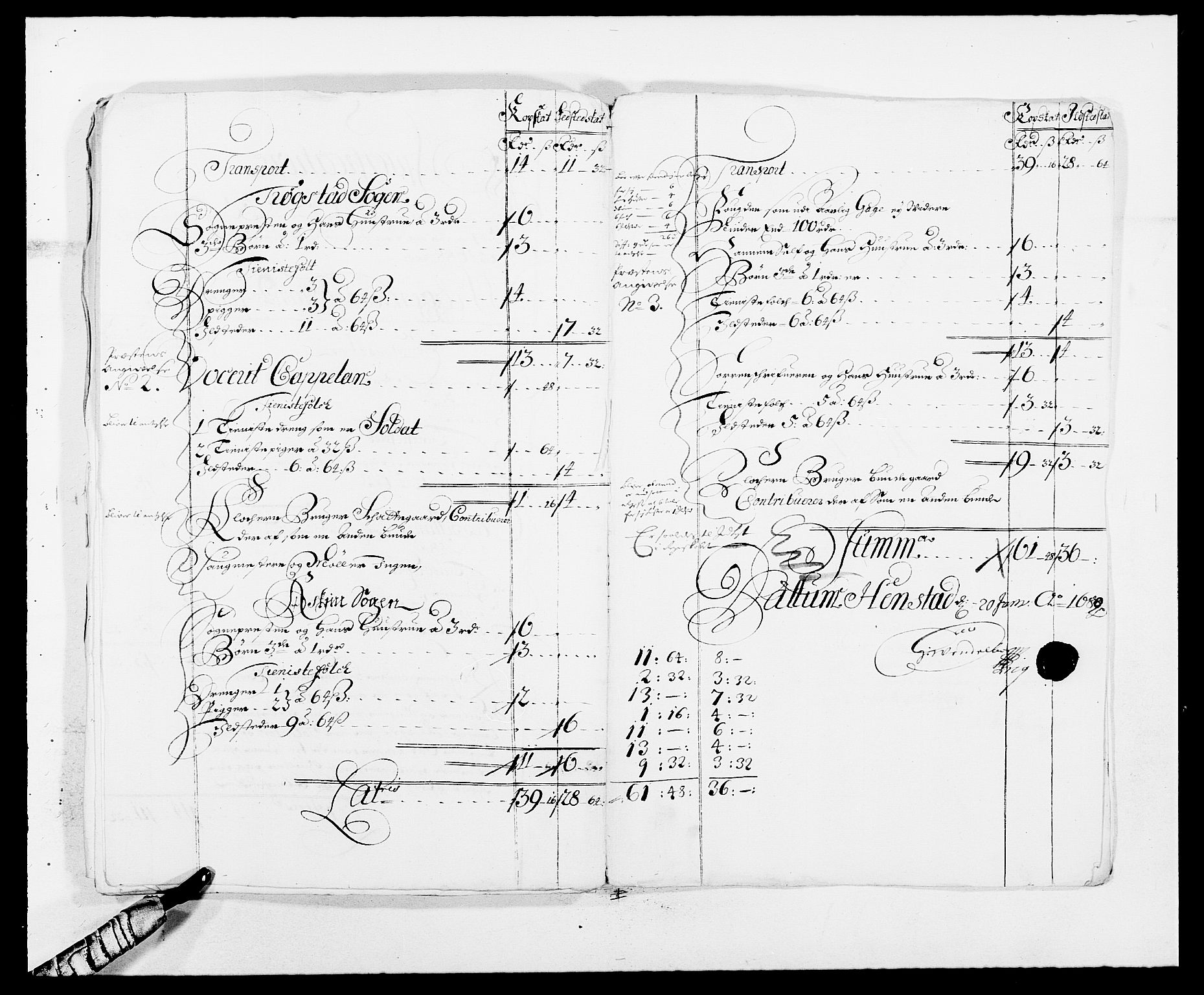 Rentekammeret inntil 1814, Reviderte regnskaper, Fogderegnskap, RA/EA-4092/R06/L0282: Fogderegnskap Heggen og Frøland, 1687-1690, p. 105