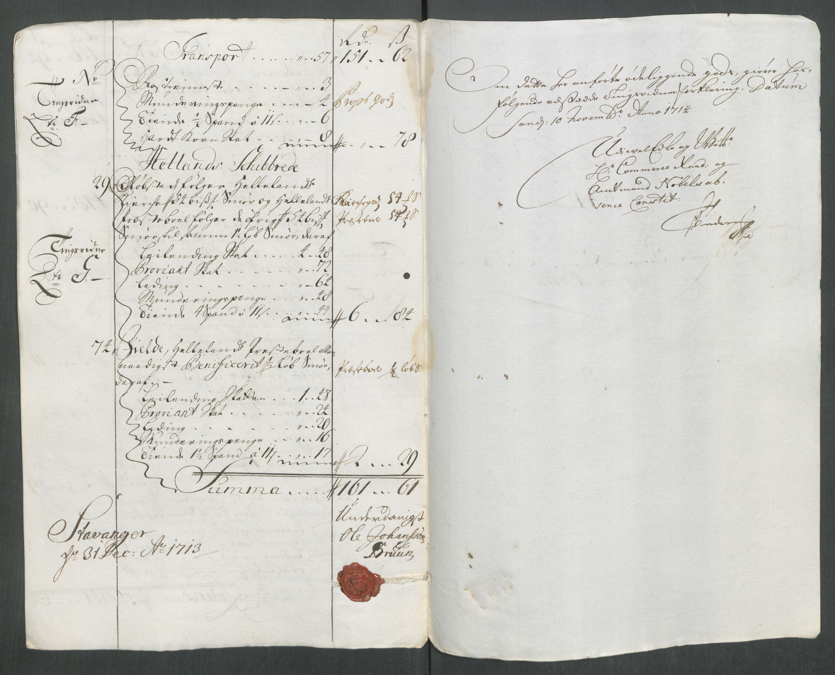 Rentekammeret inntil 1814, Reviderte regnskaper, Fogderegnskap, RA/EA-4092/R46/L2738: Fogderegnskap Jæren og Dalane, 1713-1714, p. 189