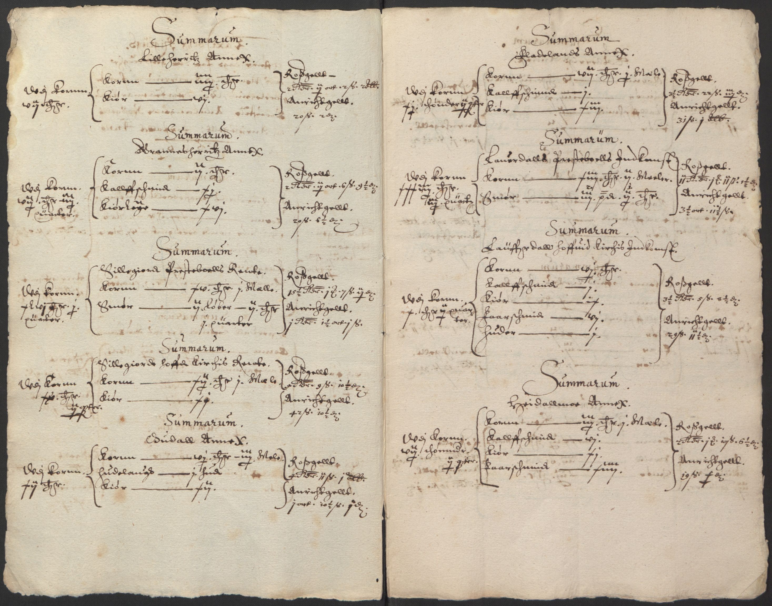 Stattholderembetet 1572-1771, AV/RA-EA-2870/Ek/L0014/0001: Jordebøker til utlikning av rosstjeneste 1624-1626: / Kirke- og prestebolsinntekter i Oslo og Hamar bispedømme, 1625-1626, p. 130