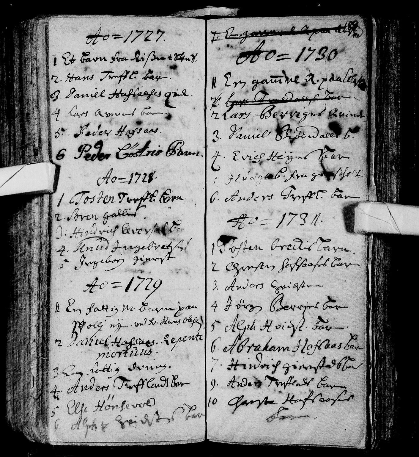 Andebu kirkebøker, SAKO/A-336/F/Fa/L0001: Parish register (official) no. 1 /2, 1623-1738, p. 189