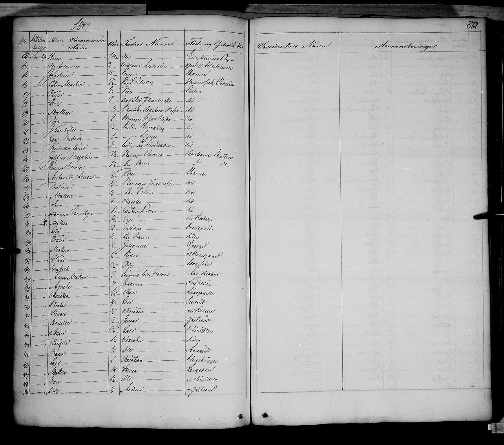 Fåberg prestekontor, AV/SAH-PREST-086/H/Ha/Haa/L0005: Parish register (official) no. 5, 1836-1854, p. 871-872