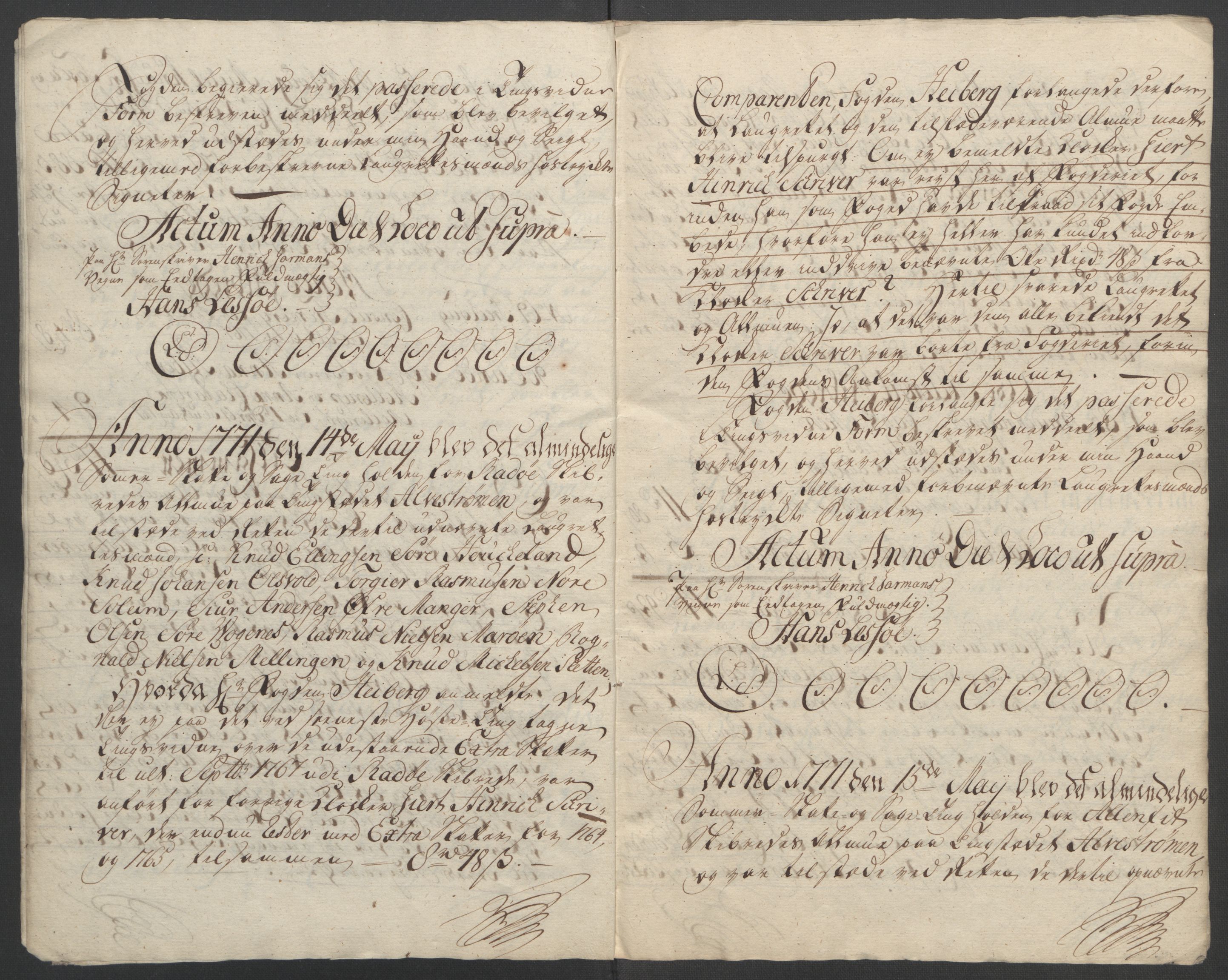 Rentekammeret inntil 1814, Reviderte regnskaper, Fogderegnskap, RA/EA-4092/R51/L3303: Ekstraskatten Nordhordland og Voss, 1762-1772, p. 551