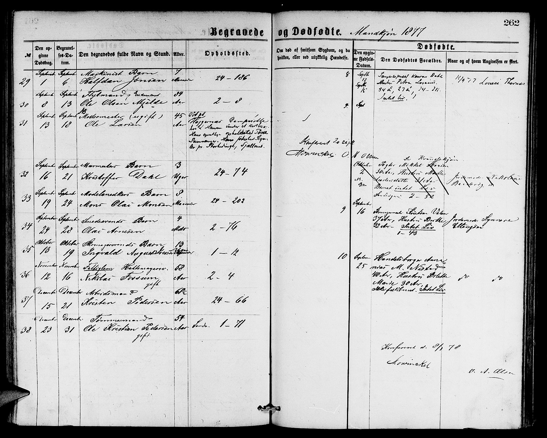 Sandviken Sokneprestembete, SAB/A-77601/H/Hb: Parish register (copy) no. A 1, 1867-1879, p. 263