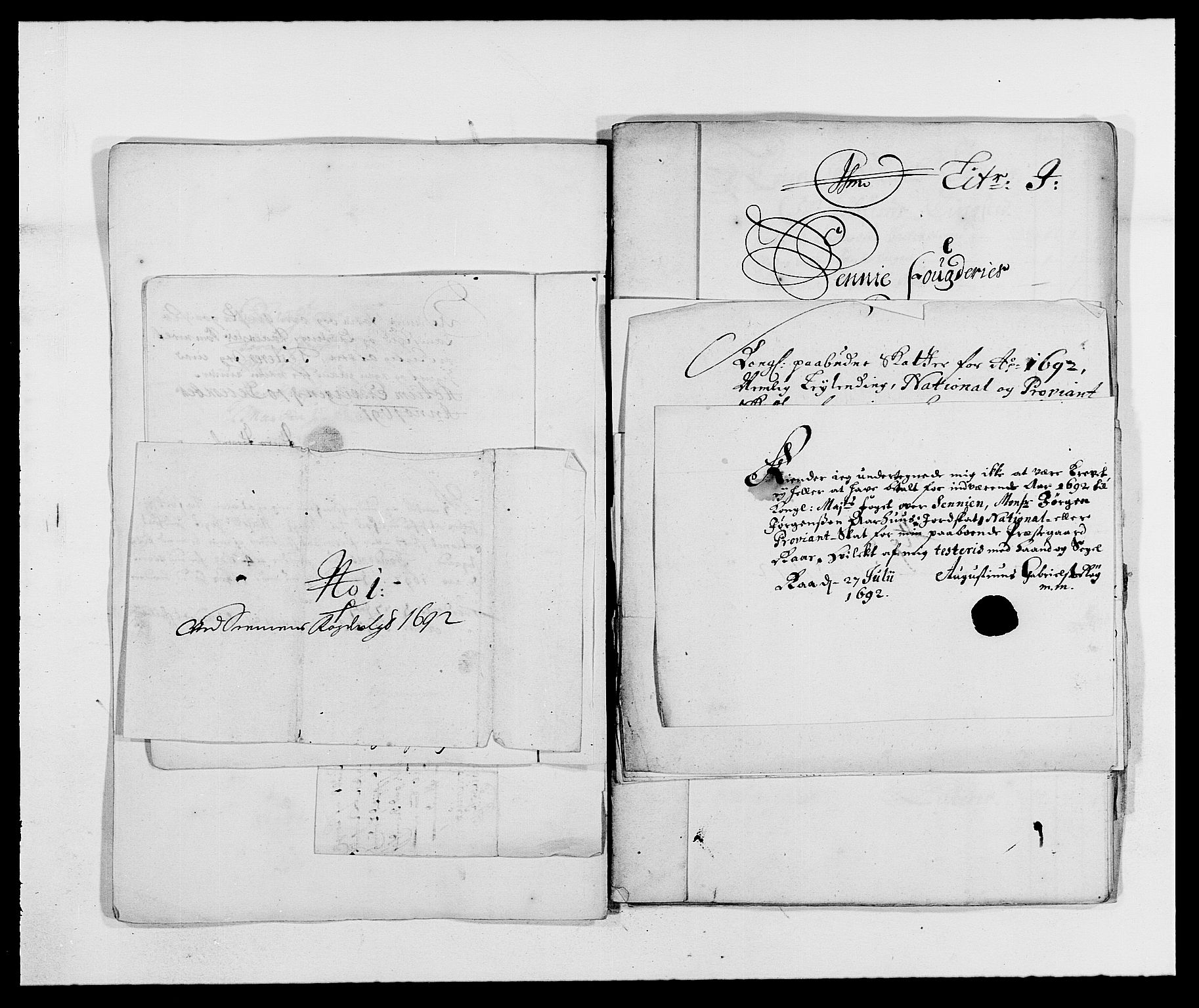 Rentekammeret inntil 1814, Reviderte regnskaper, Fogderegnskap, RA/EA-4092/R68/L4752: Fogderegnskap Senja og Troms, 1691-1693, p. 271