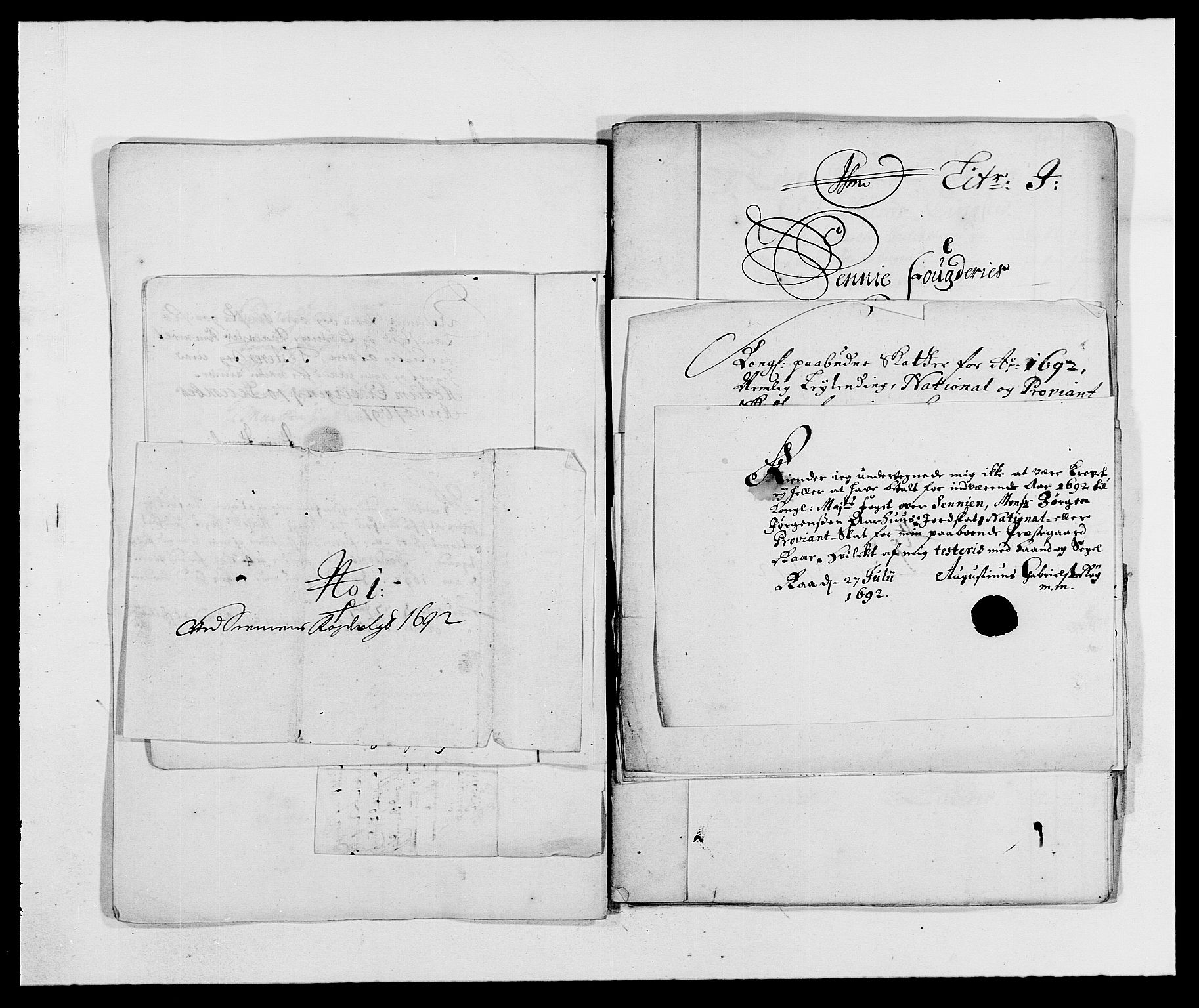 Rentekammeret inntil 1814, Reviderte regnskaper, Fogderegnskap, AV/RA-EA-4092/R68/L4752: Fogderegnskap Senja og Troms, 1691-1693, p. 271