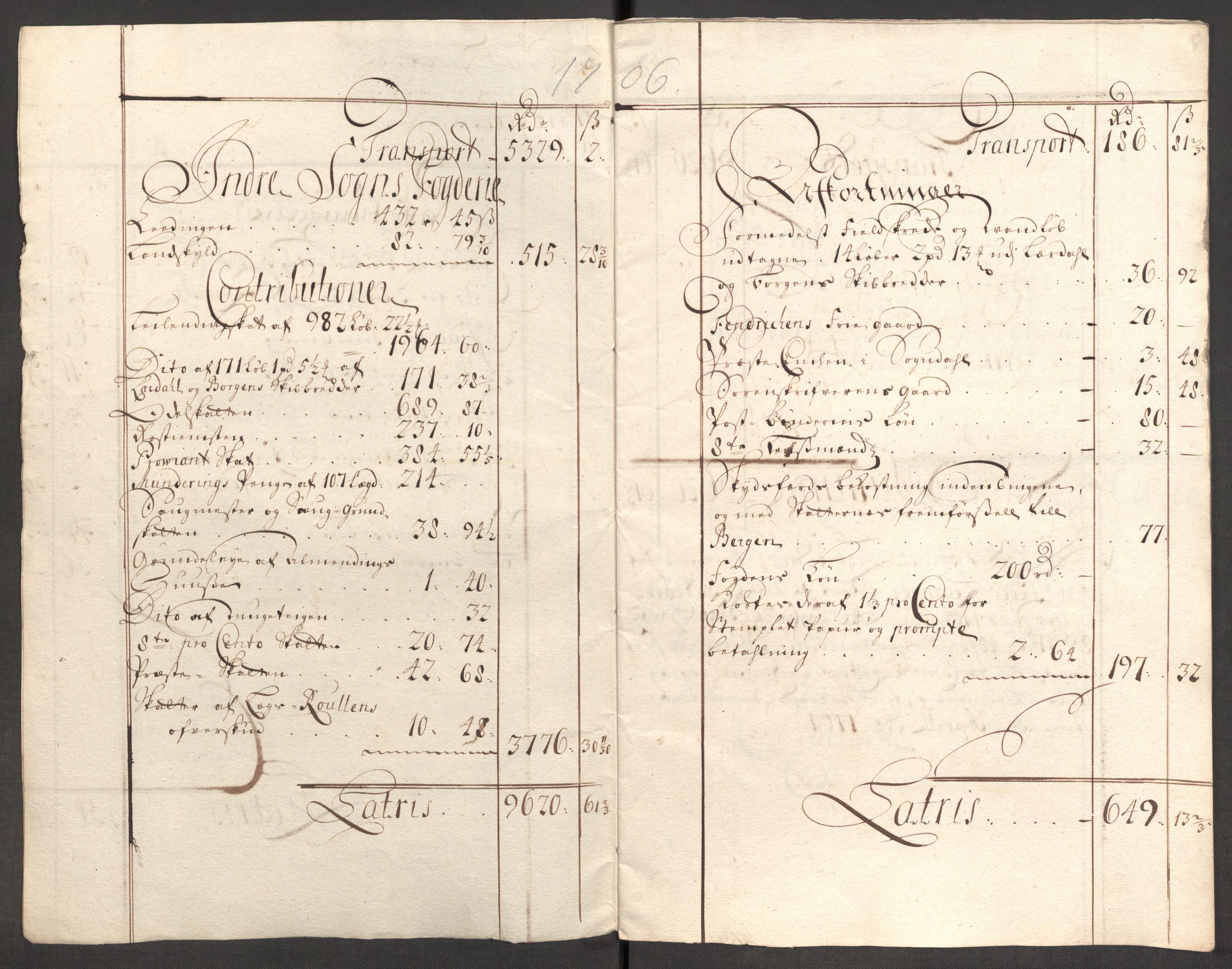 Rentekammeret inntil 1814, Reviderte regnskaper, Fogderegnskap, AV/RA-EA-4092/R52/L3315: Fogderegnskap Sogn, 1708, p. 415