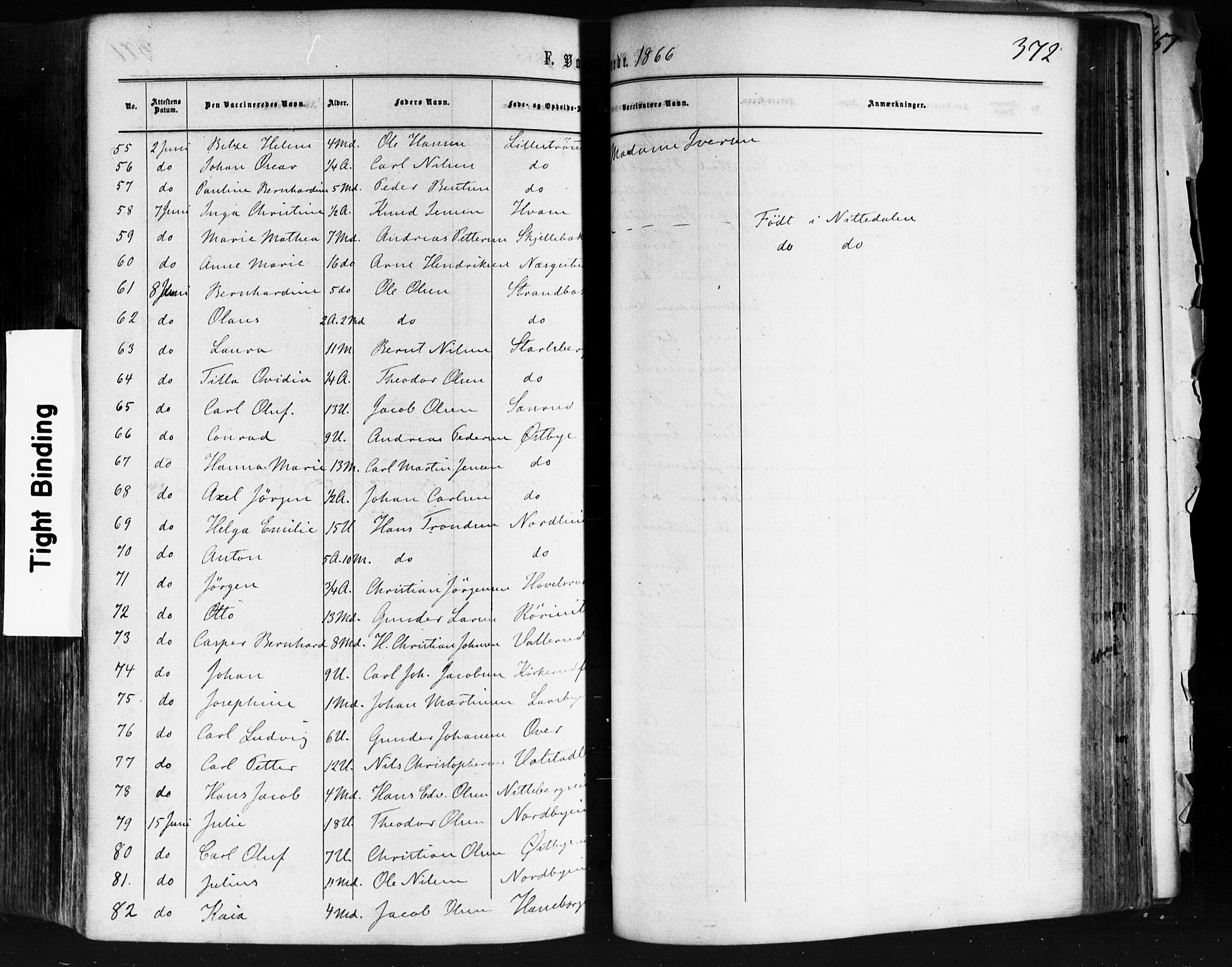 Skedsmo prestekontor Kirkebøker, AV/SAO-A-10033a/F/Fa/L0011: Parish register (official) no. I 11, 1866-1876, p. 372