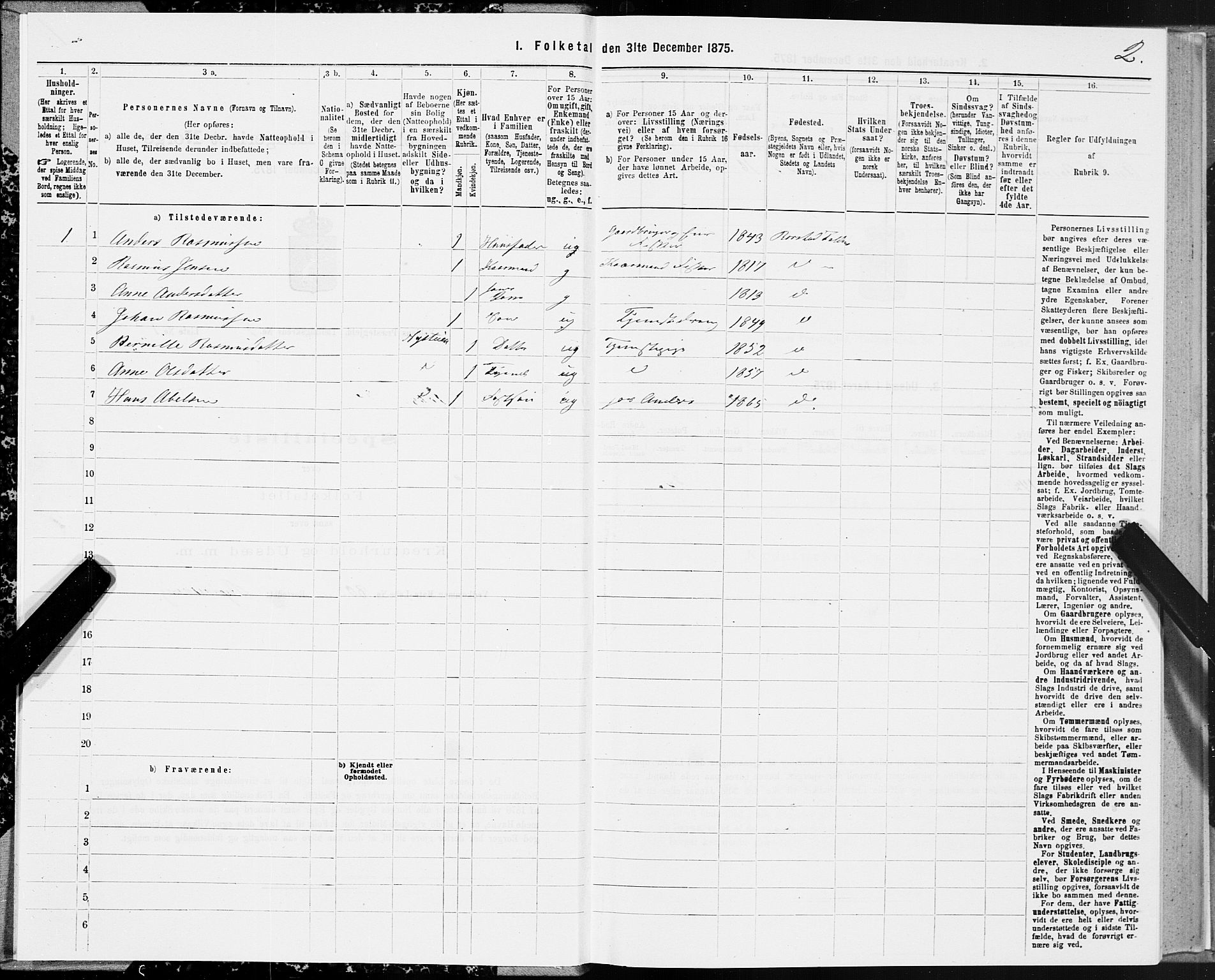 SAT, 1875 census for 1845P Folda, 1875, p. 2002