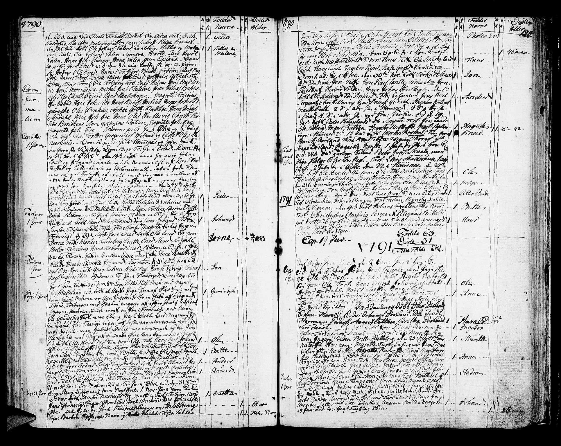 Kvinnherad sokneprestembete, SAB/A-76401/H/Haa: Parish register (official) no. A 4, 1778-1811, p. 120