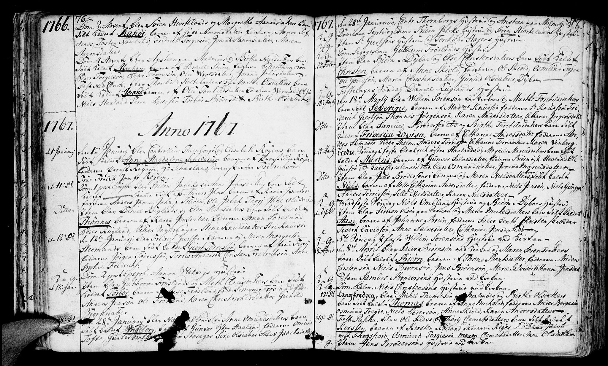 Mandal sokneprestkontor, AV/SAK-1111-0030/F/Fa/Faa/L0003: Parish register (official) no. A 3, 1748-1794, p. 76-77