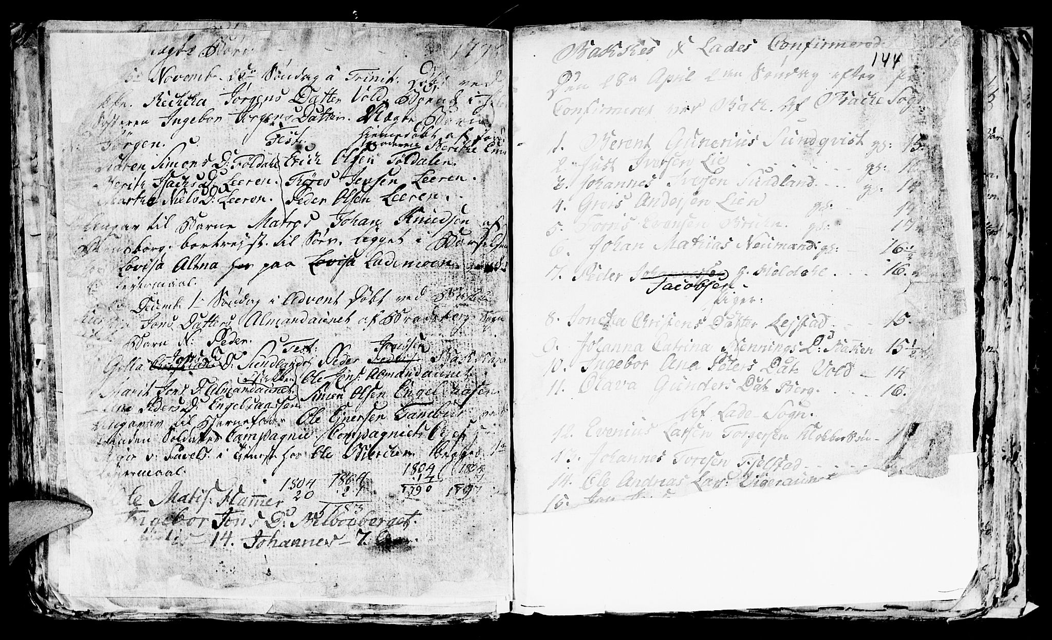 Ministerialprotokoller, klokkerbøker og fødselsregistre - Sør-Trøndelag, SAT/A-1456/606/L0305: Parish register (copy) no. 606C01, 1757-1819, p. 144