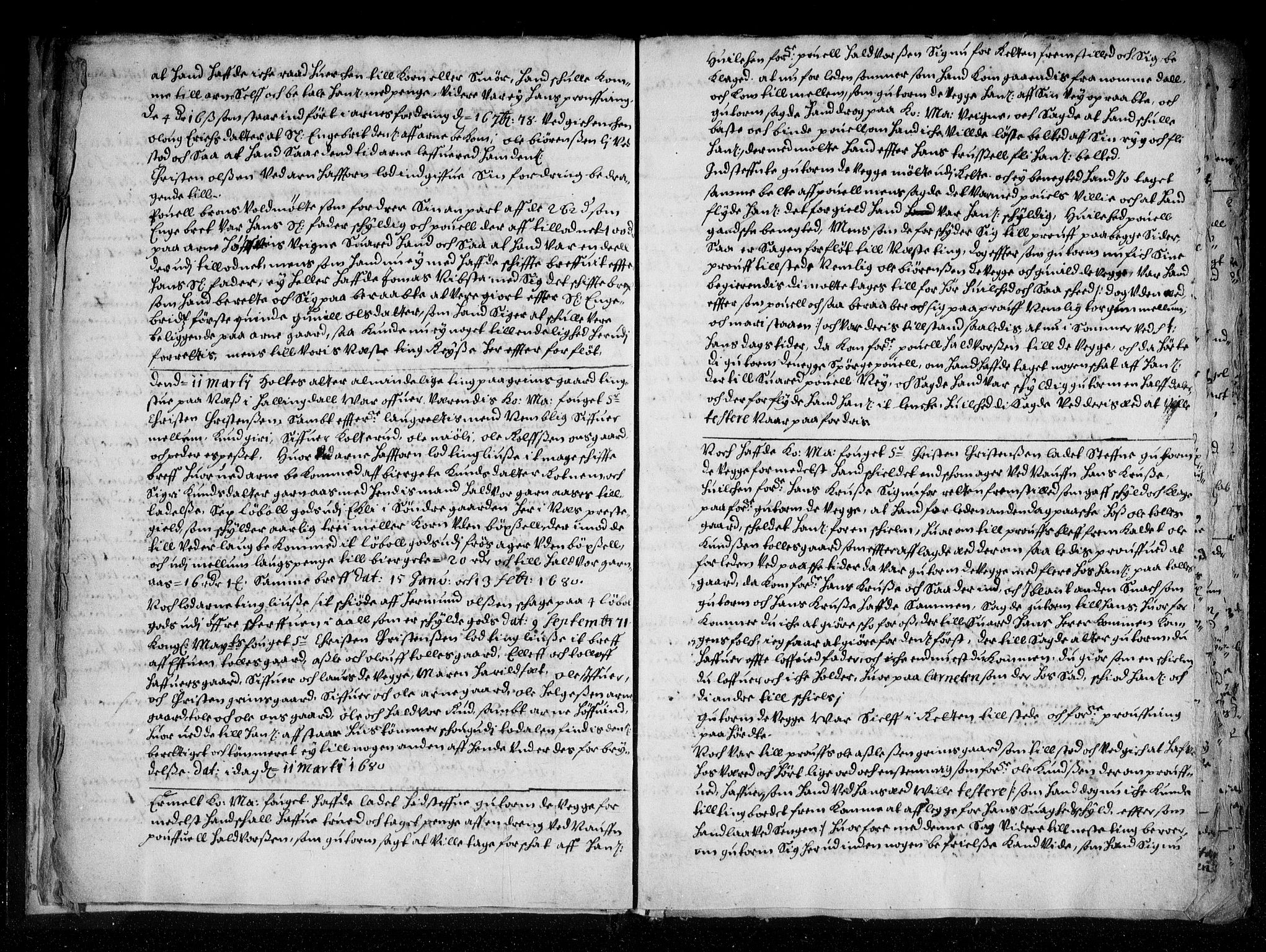 Ringerike og Hallingdal sorenskriveri, AV/SAKO-A-81/F/Fa/Fab/L0008: Tingbok - Sorenskriveriet, 1680