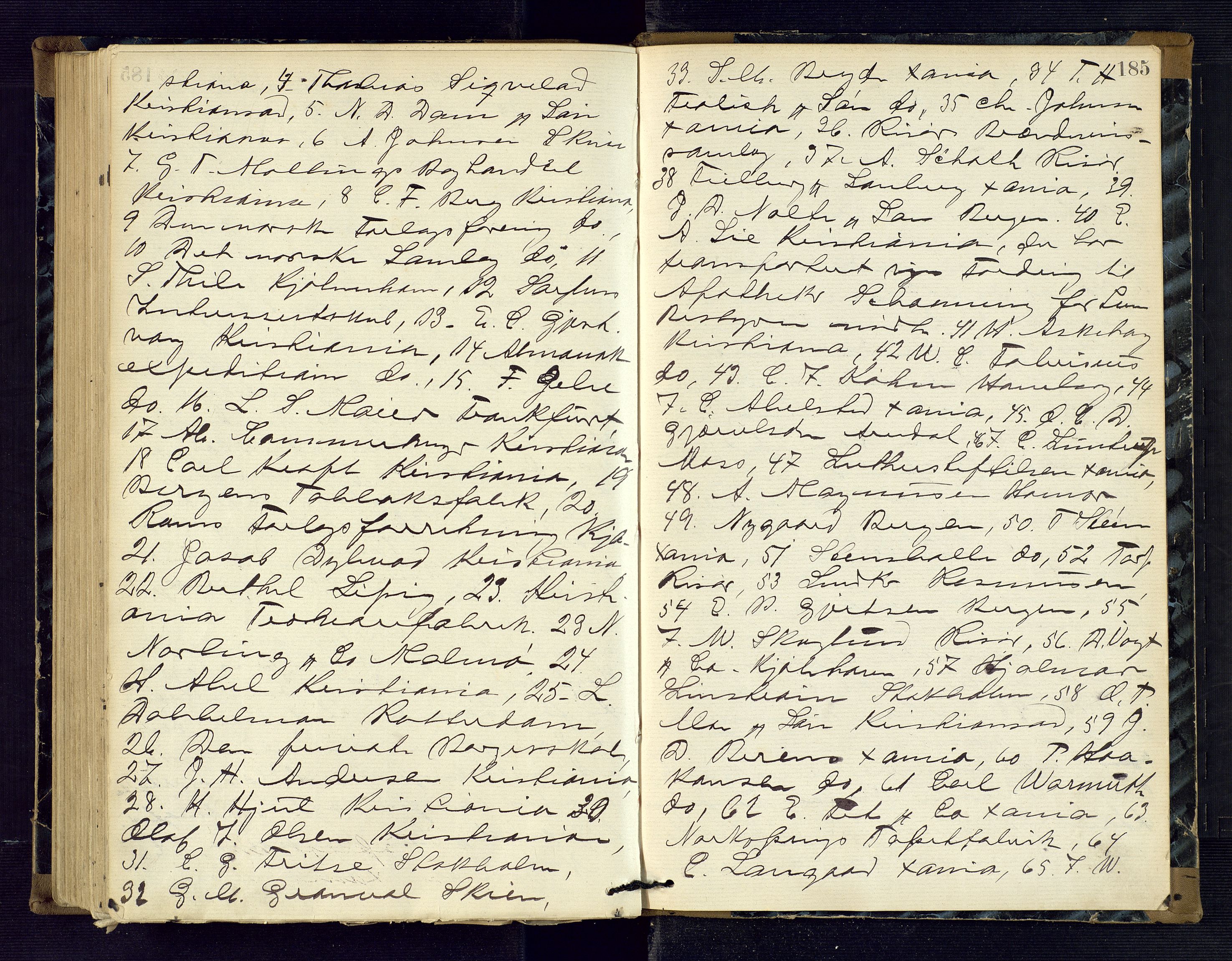 Risør byfogd, AV/SAK-1222-0005/H/Hc/L0004: Skifteprotokoll nr. 3B, 1882-1886, p. 185