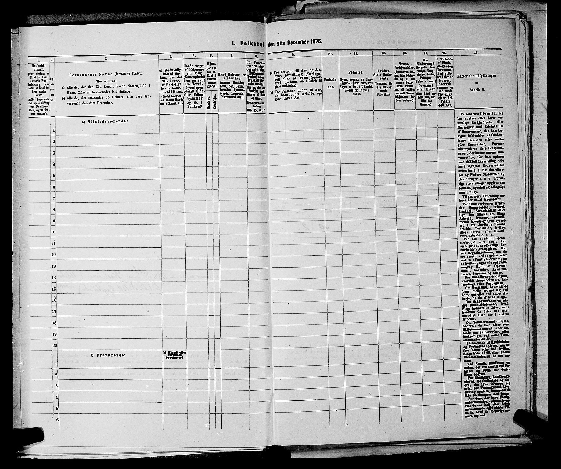 SAKO, 1875 census for 0724L Sandeherred/Sandeherred, 1875, p. 277