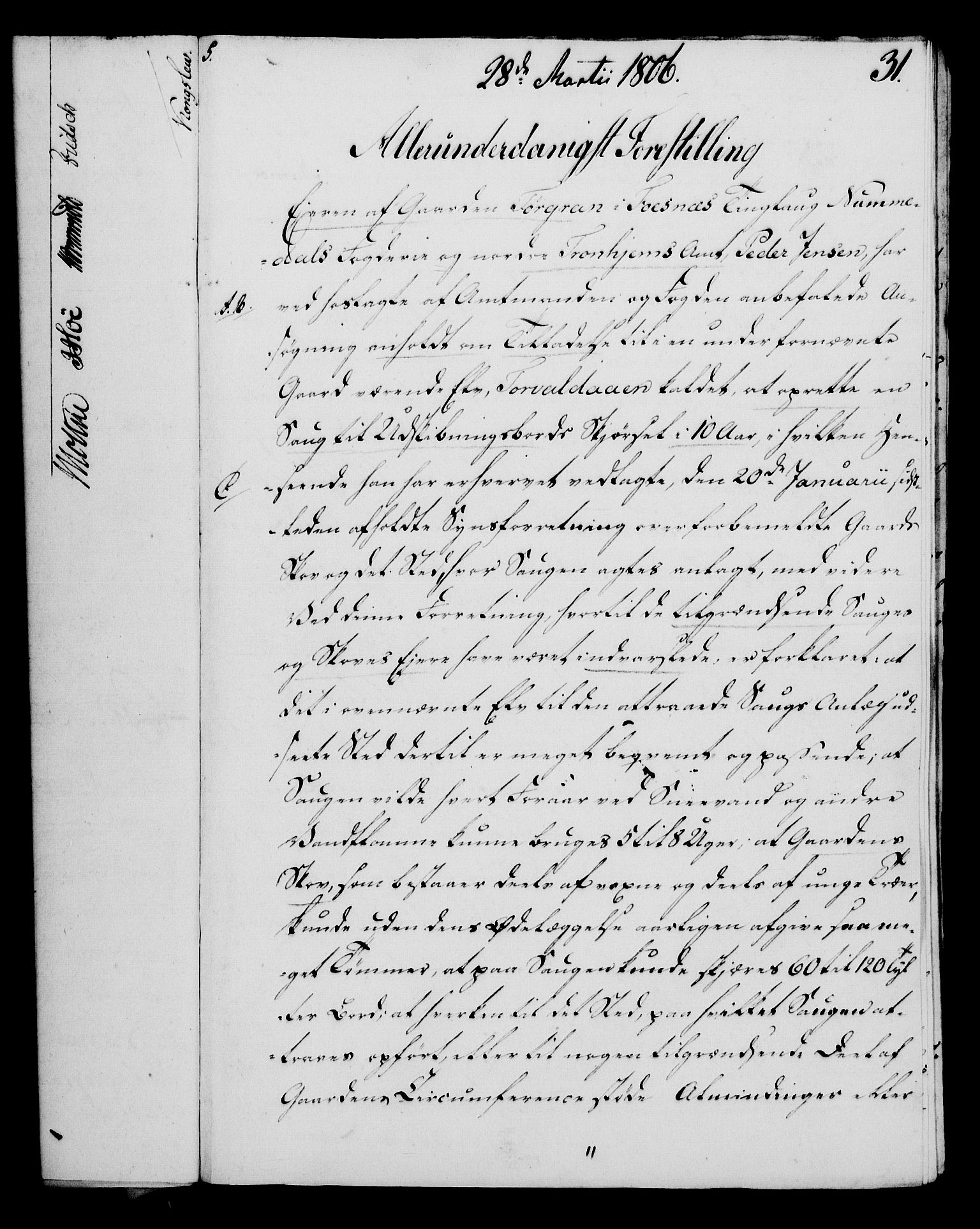 Rentekammeret, Kammerkanselliet, RA/EA-3111/G/Gf/Gfa/L0088: Norsk relasjons- og resolusjonsprotokoll (merket RK 52.88), 1806, p. 209