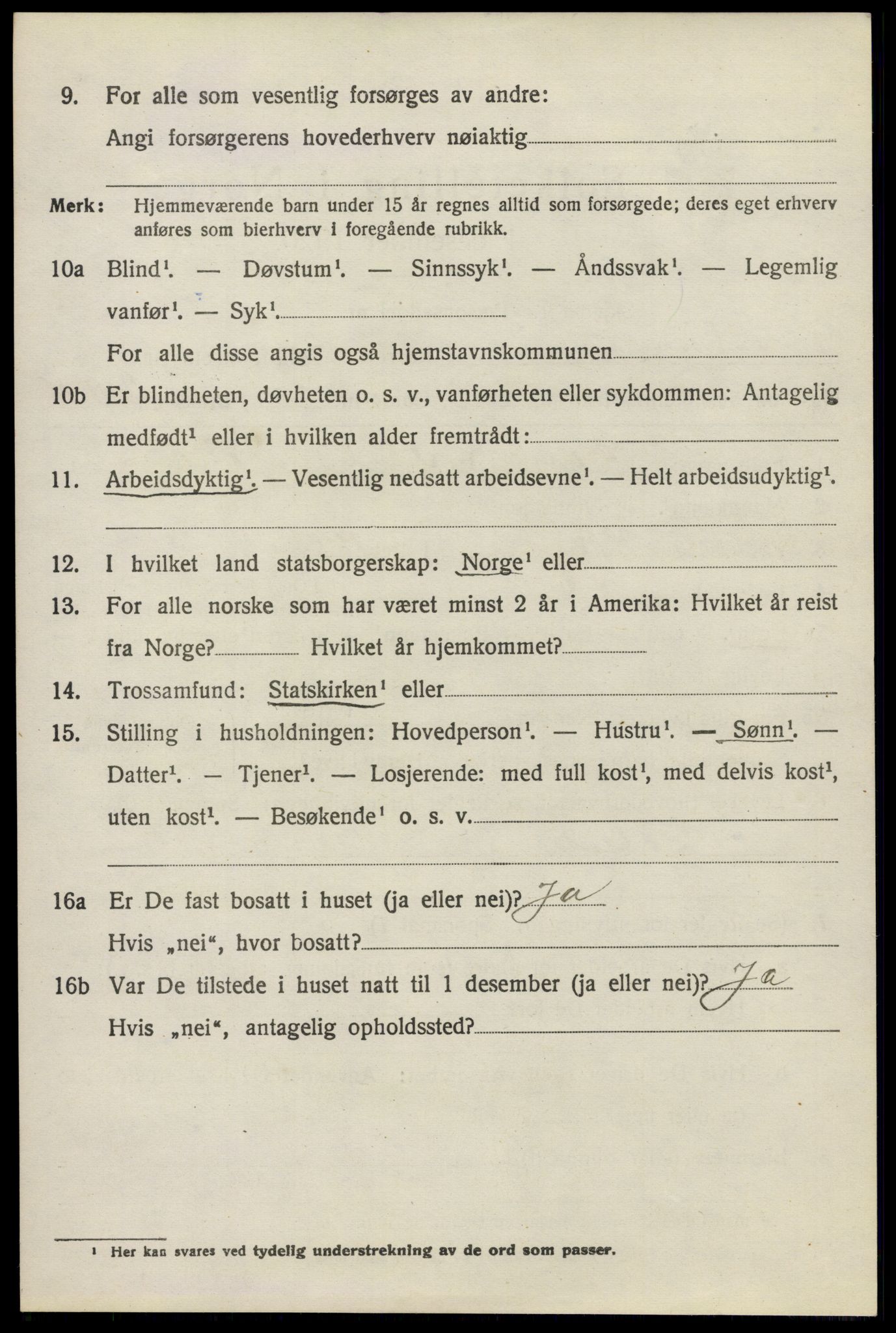 SAO, 1920 census for Nesodden, 1920, p. 6710