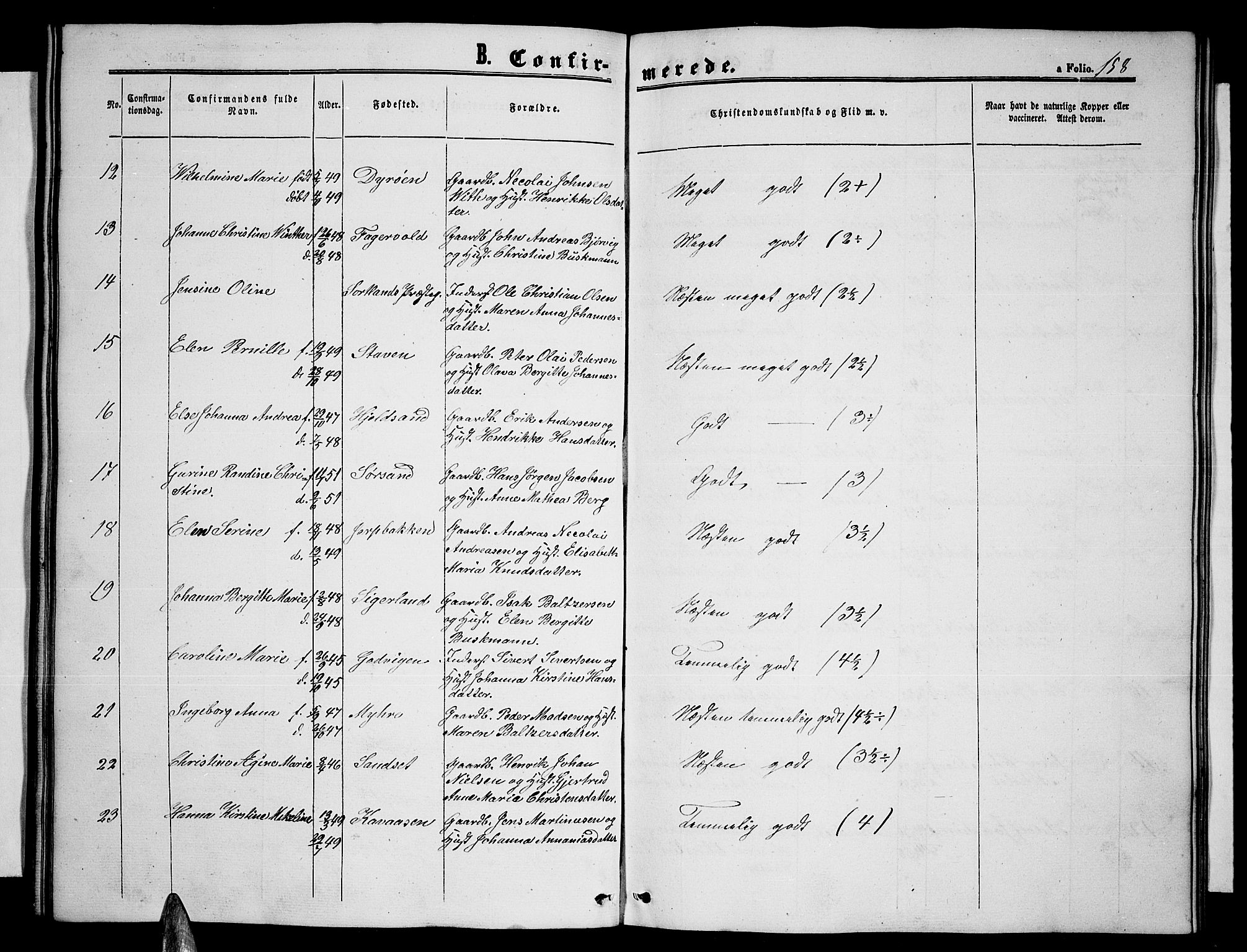 Ministerialprotokoller, klokkerbøker og fødselsregistre - Nordland, AV/SAT-A-1459/893/L1347: Parish register (copy) no. 893C02, 1858-1866, p. 158