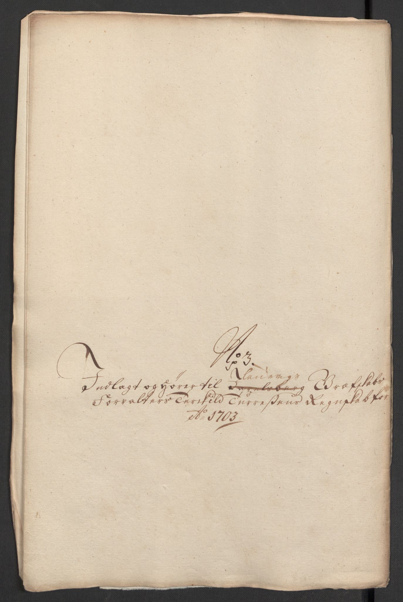 Rentekammeret inntil 1814, Reviderte regnskaper, Fogderegnskap, AV/RA-EA-4092/R33/L1977: Fogderegnskap Larvik grevskap, 1702-1703, p. 110