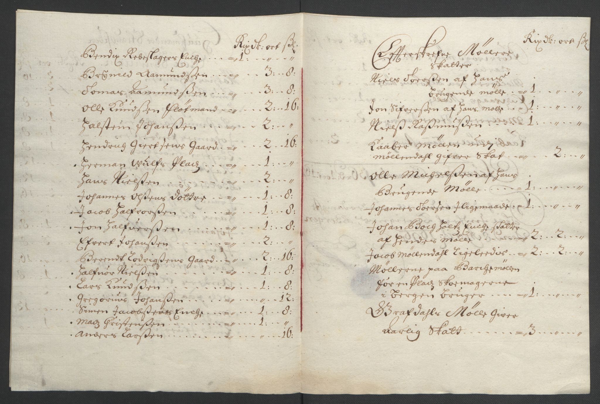 Rentekammeret inntil 1814, Reviderte regnskaper, Fogderegnskap, AV/RA-EA-4092/R51/L3183: Fogderegnskap Nordhordland og Voss, 1695-1697, p. 108