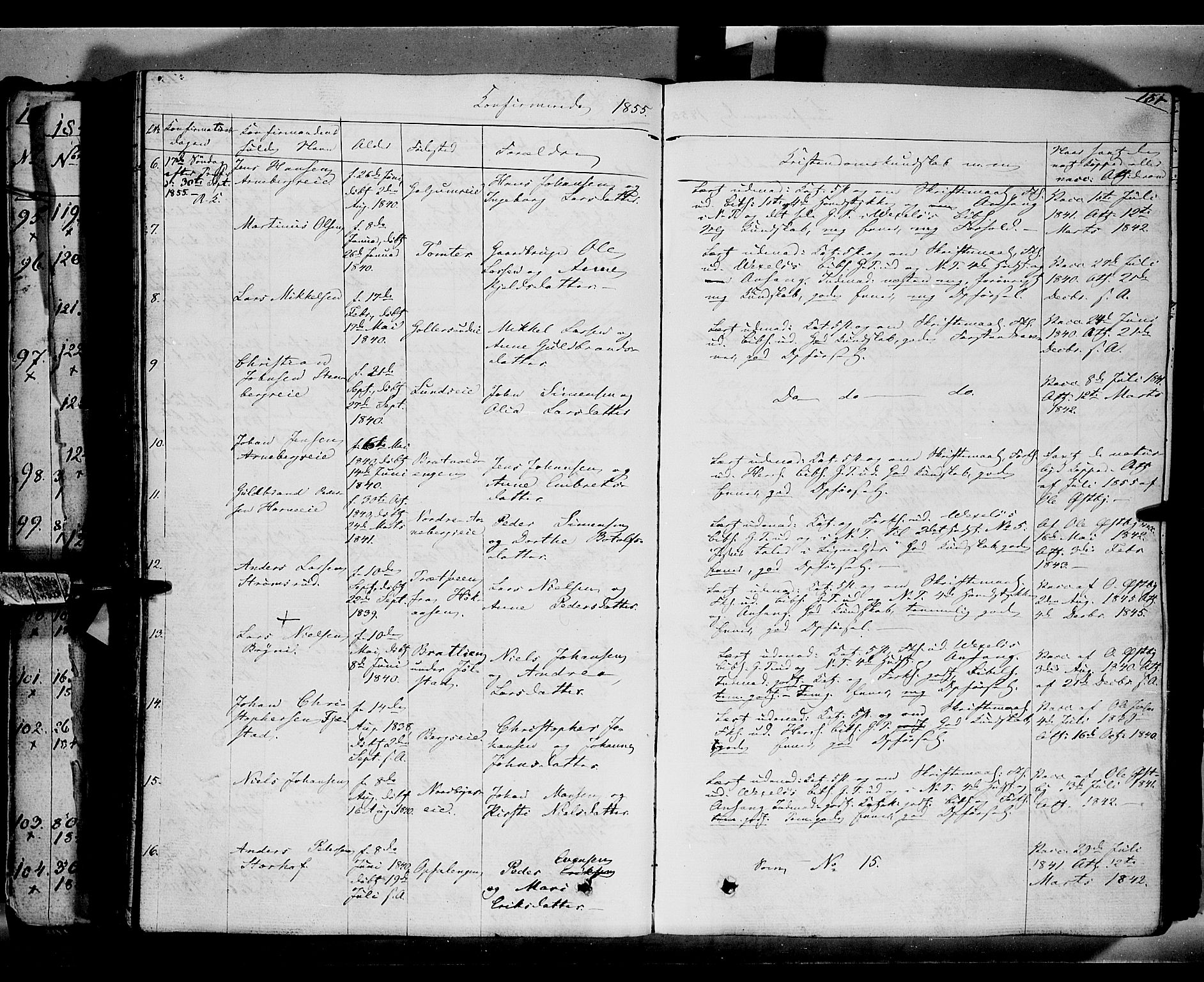 Romedal prestekontor, SAH/PREST-004/K/L0004: Parish register (official) no. 4, 1847-1861, p. 151