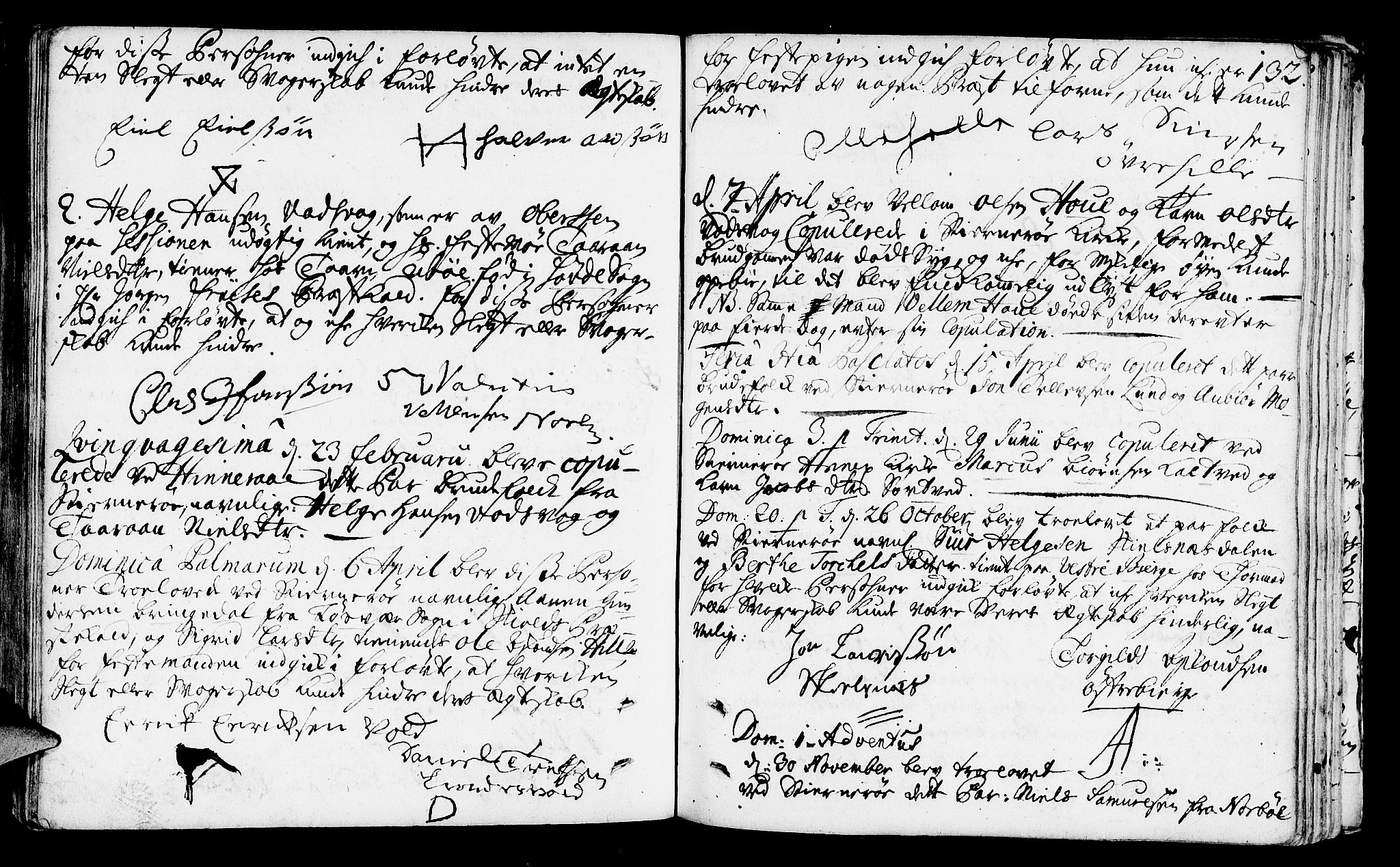 Nedstrand sokneprestkontor, AV/SAST-A-101841/01/IV: Parish register (official) no. A 1 /2, 1724-1740, p. 132