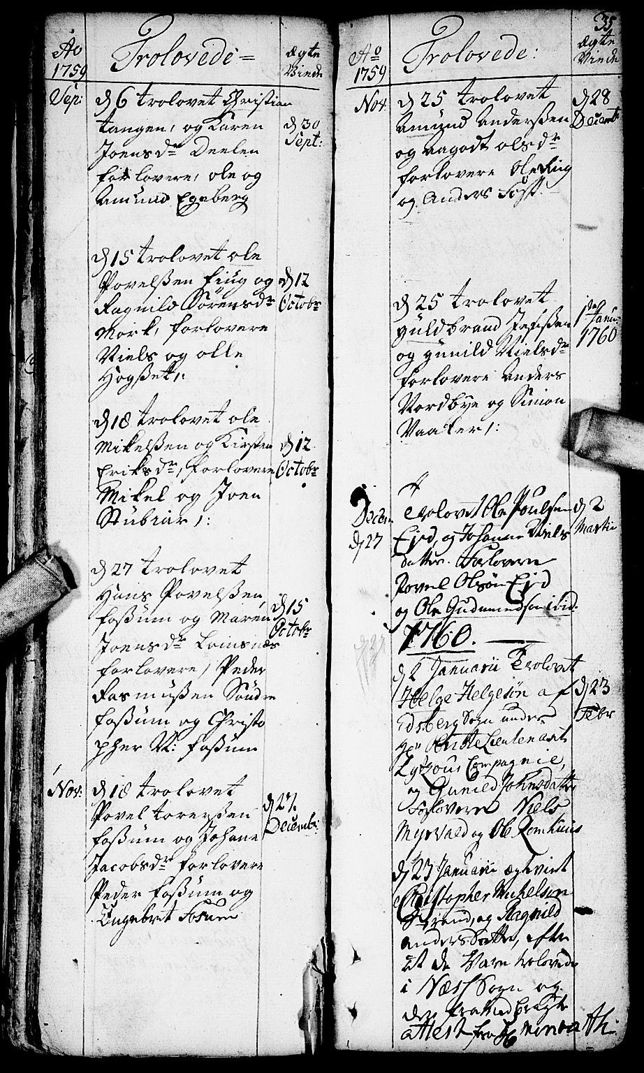 Aurskog prestekontor Kirkebøker, SAO/A-10304a/F/Fa/L0002: Parish register (official) no. I 2, 1735-1766, p. 35