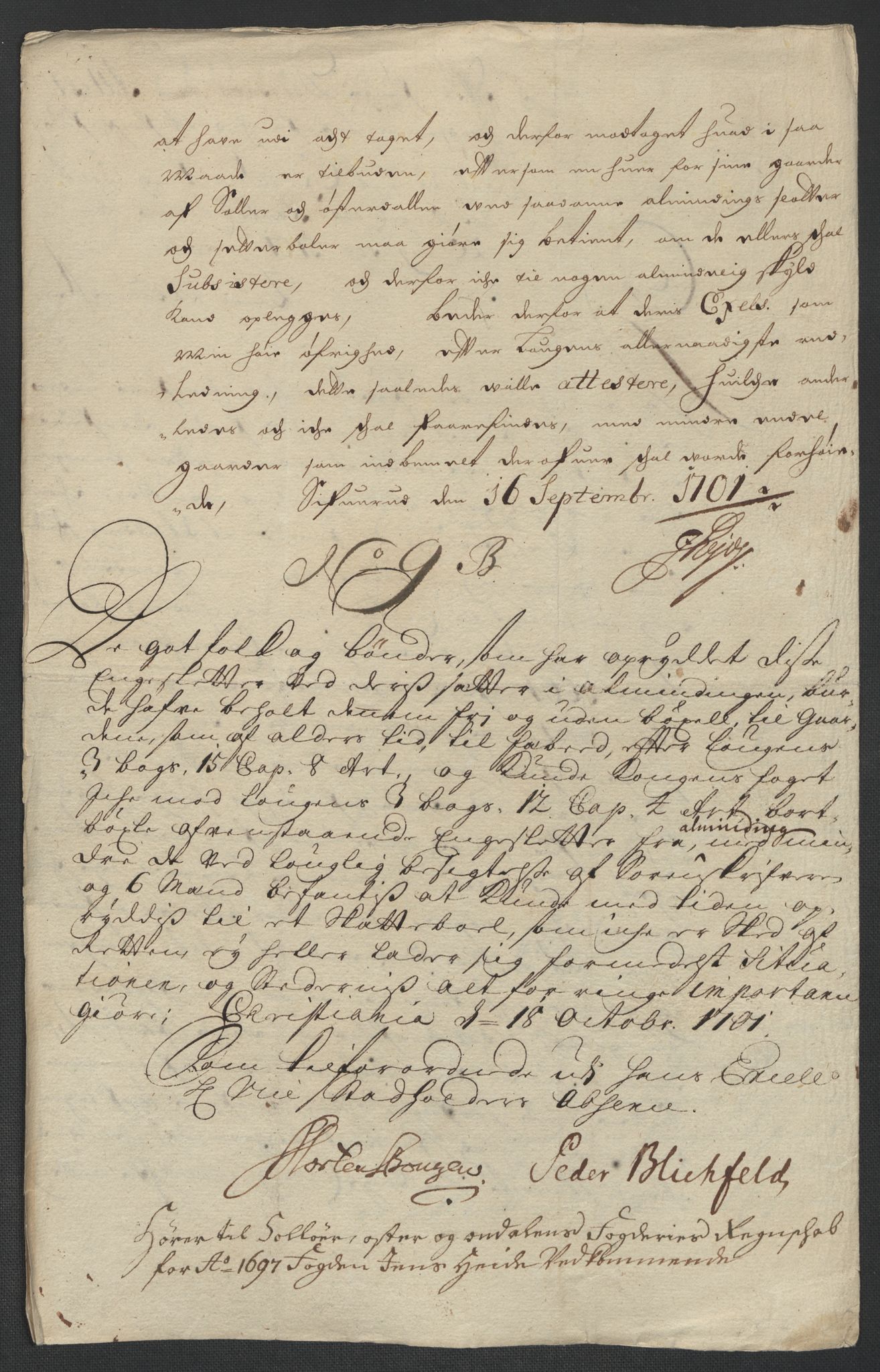 Rentekammeret inntil 1814, Reviderte regnskaper, Fogderegnskap, AV/RA-EA-4092/R13/L0835: Fogderegnskap Solør, Odal og Østerdal, 1697, p. 159