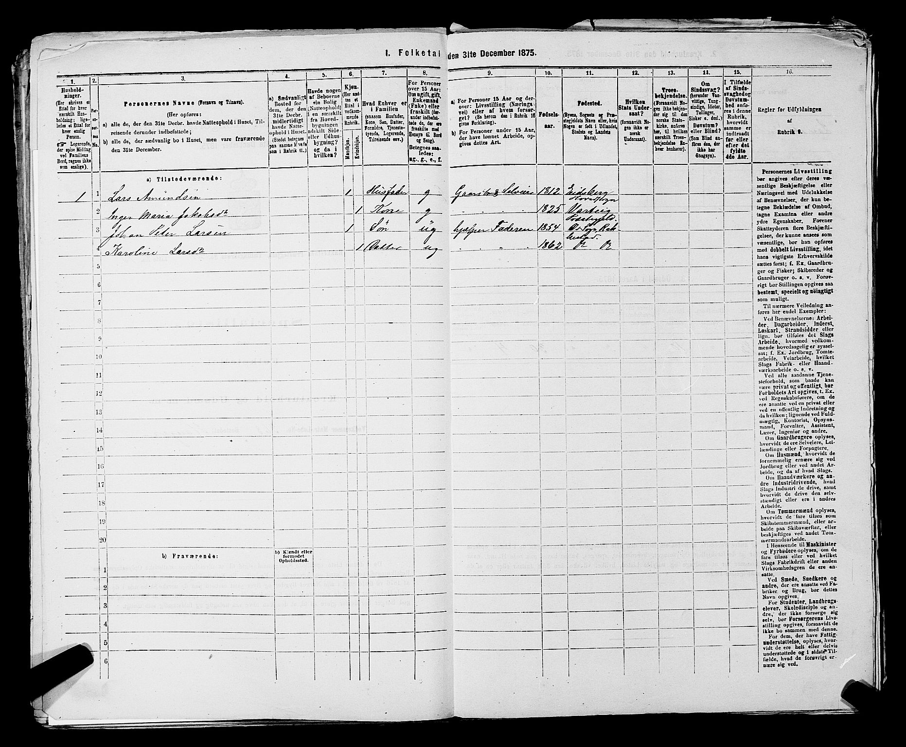 RA, 1875 census for 0128P Rakkestad, 1875, p. 2181